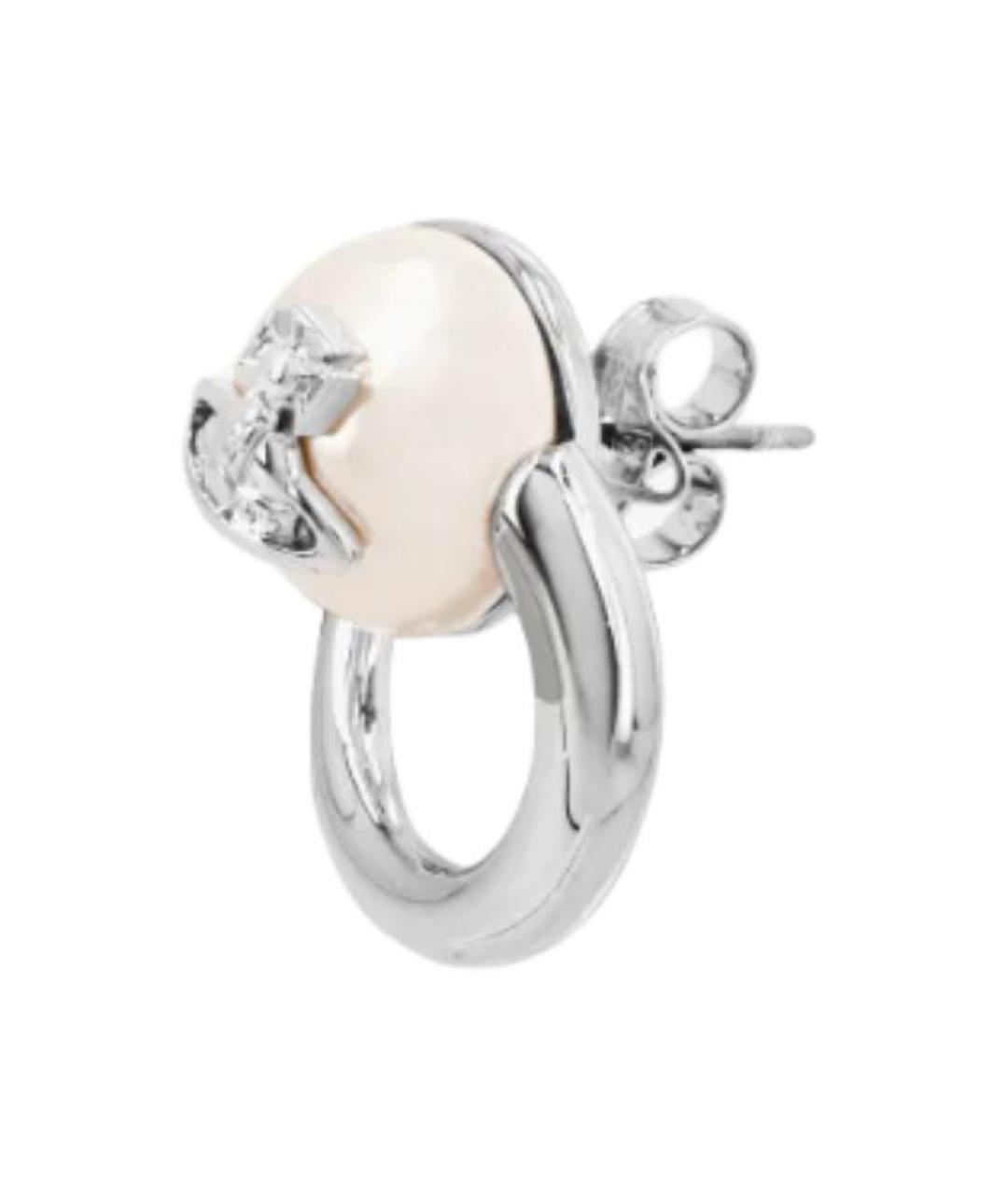 VIVIENNE WESTWOOD Серебряные латунные серьги, фото 2