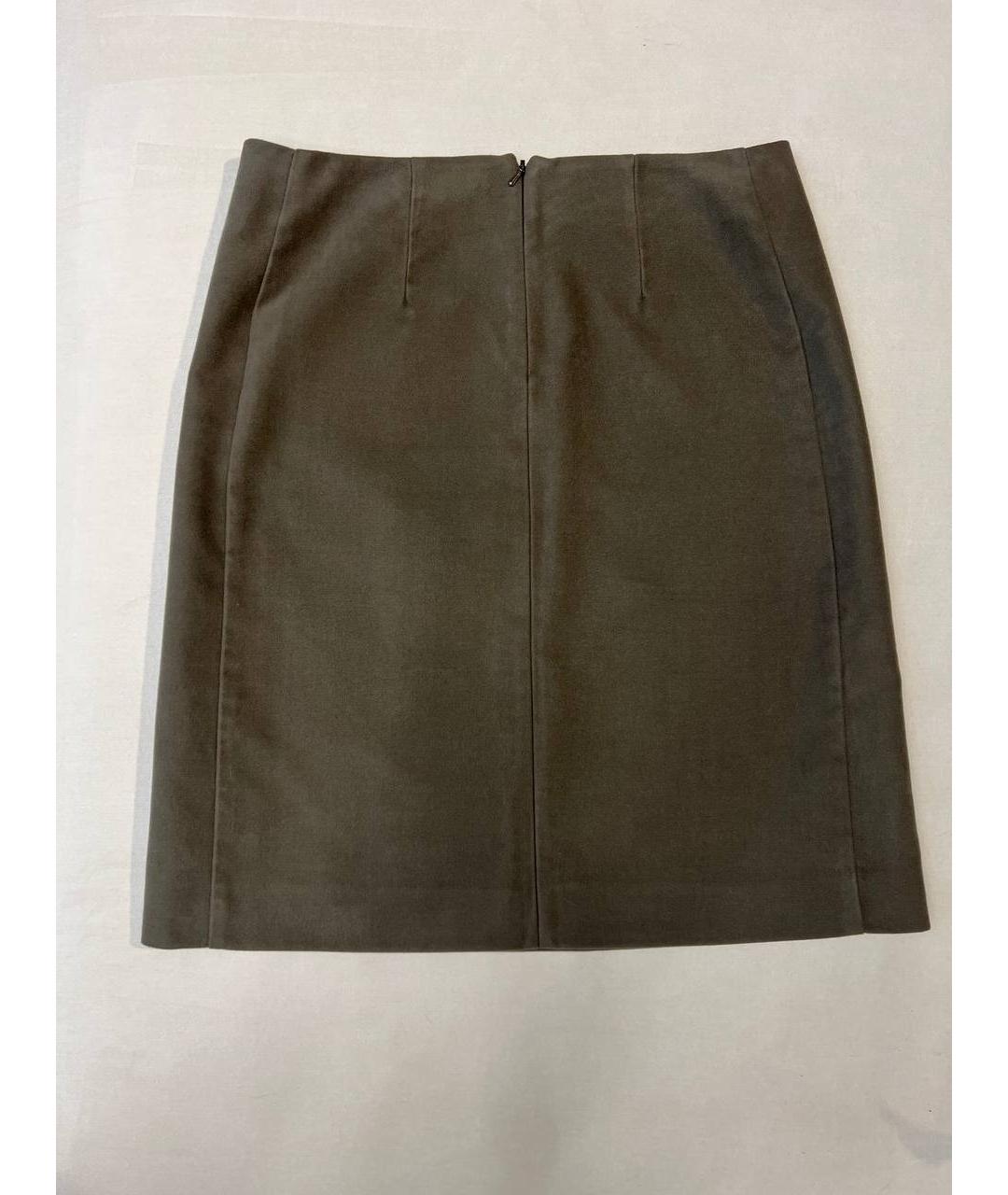 MAX MARA STUDIO Бежевая вискозная юбка миди, фото 2