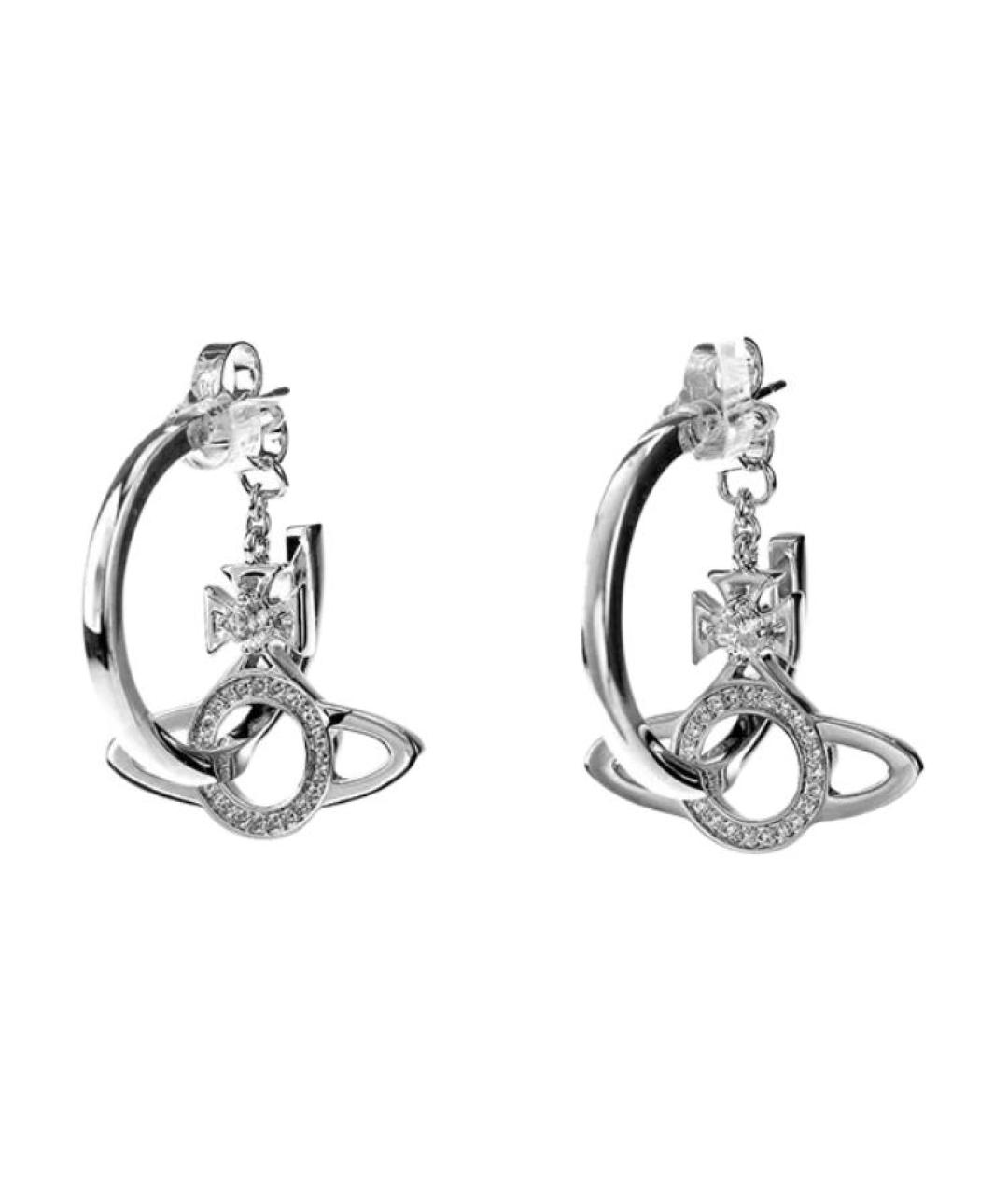 VIVIENNE WESTWOOD Серебряные латунные серьги, фото 1