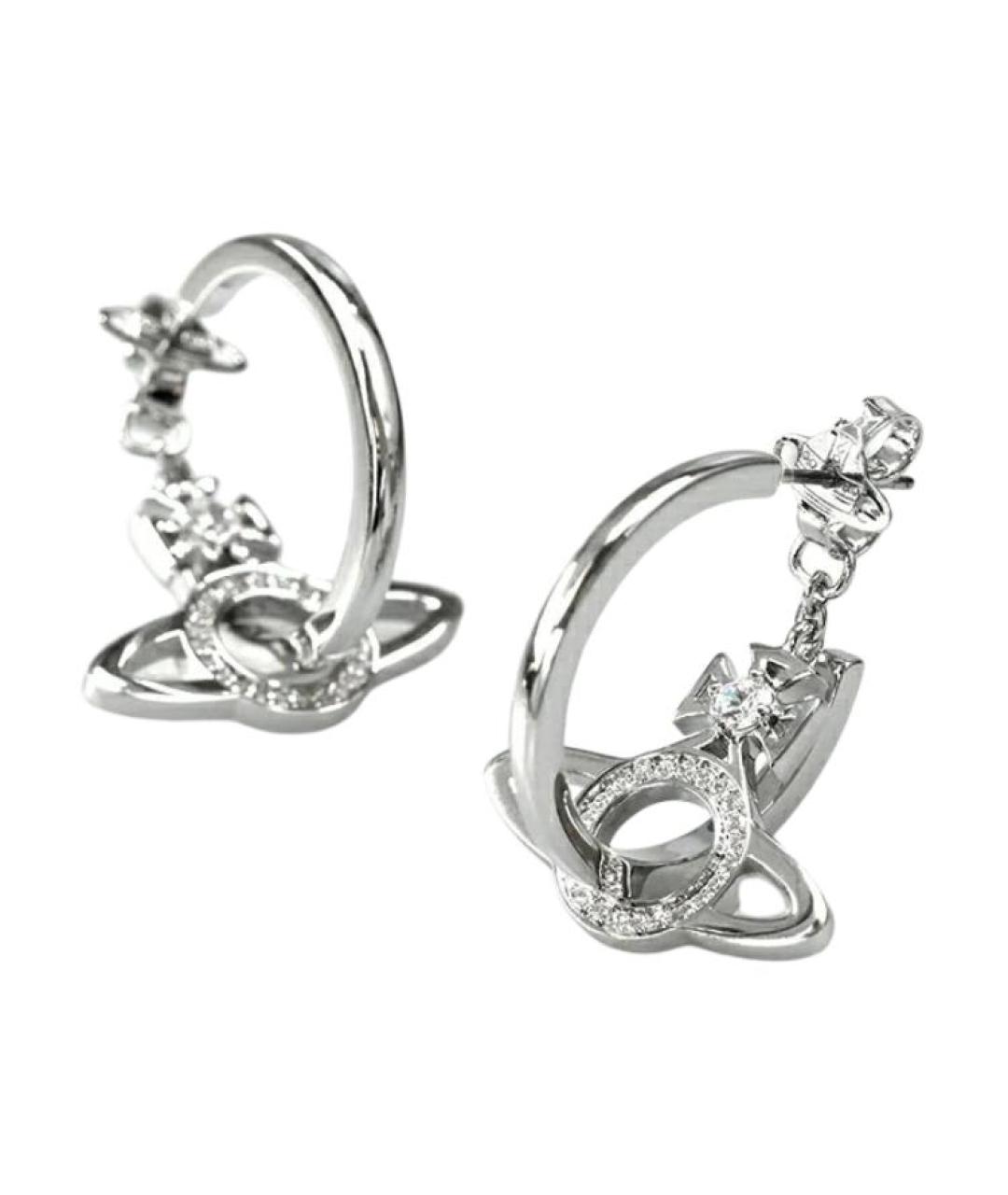 VIVIENNE WESTWOOD Серебряные латунные серьги, фото 3