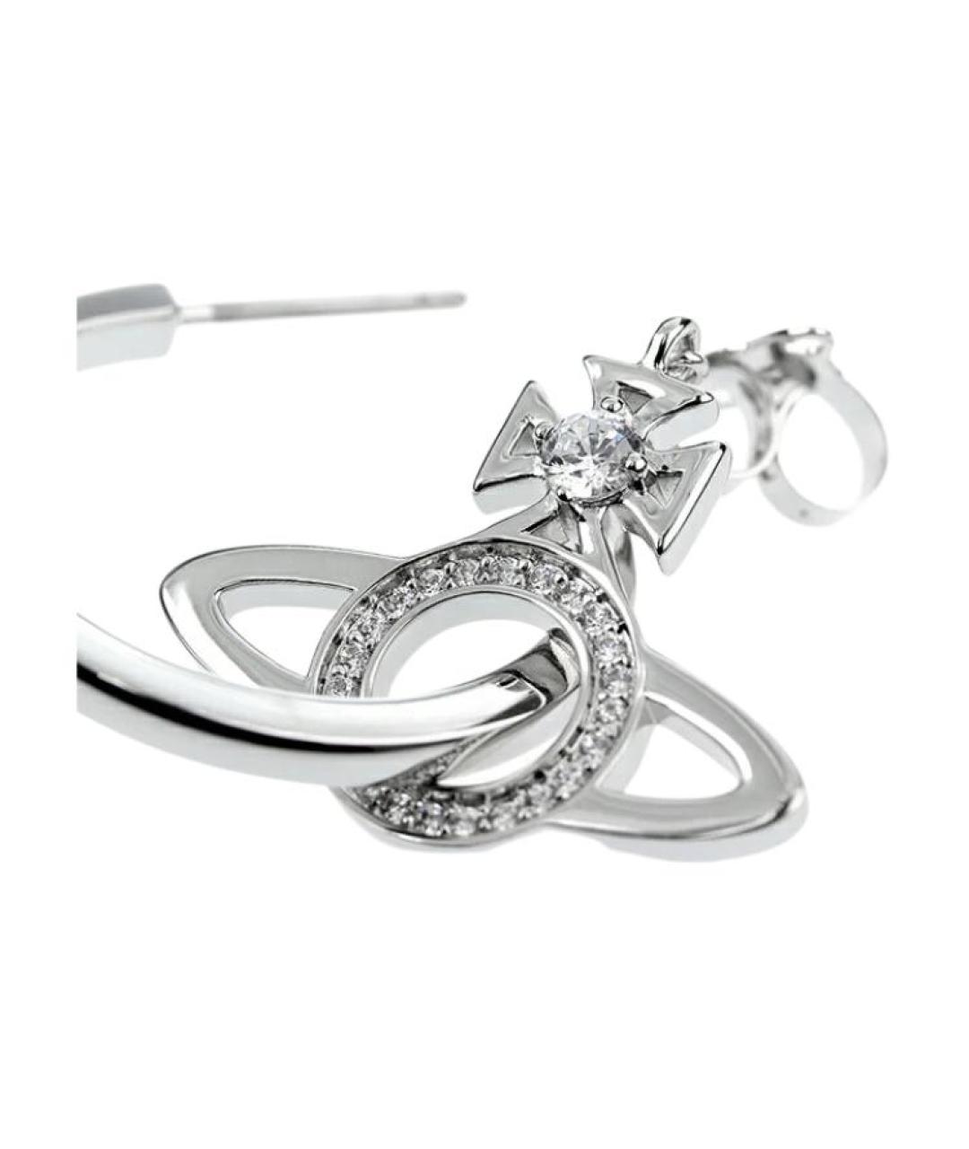 VIVIENNE WESTWOOD Серебряные латунные серьги, фото 5