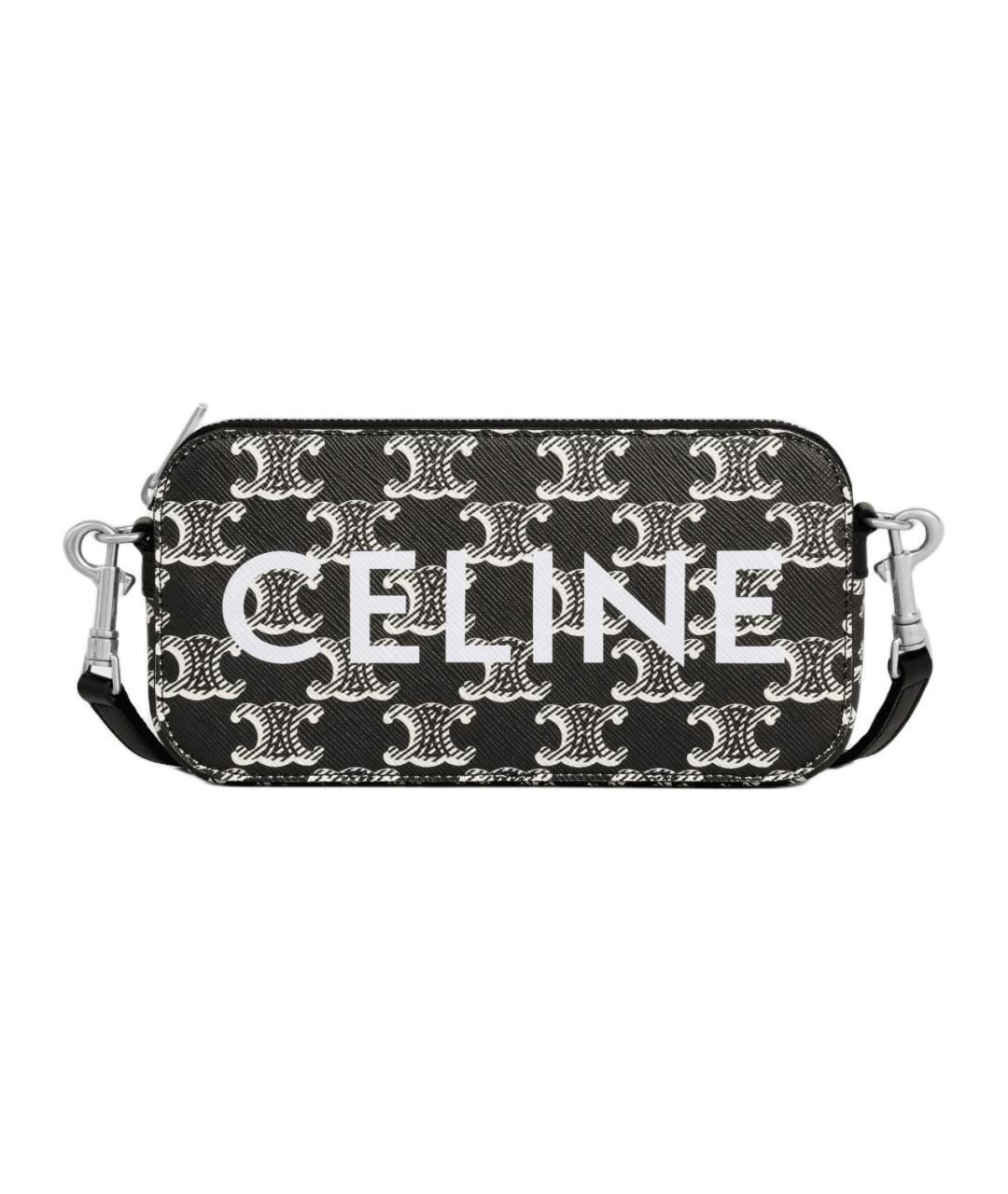 CELINE Черная сумка на плечо, фото 1