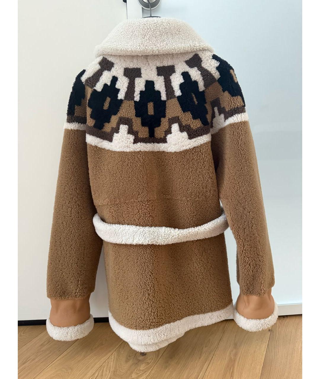 BLANCHA Коричневая кожаная дубленка, фото 2