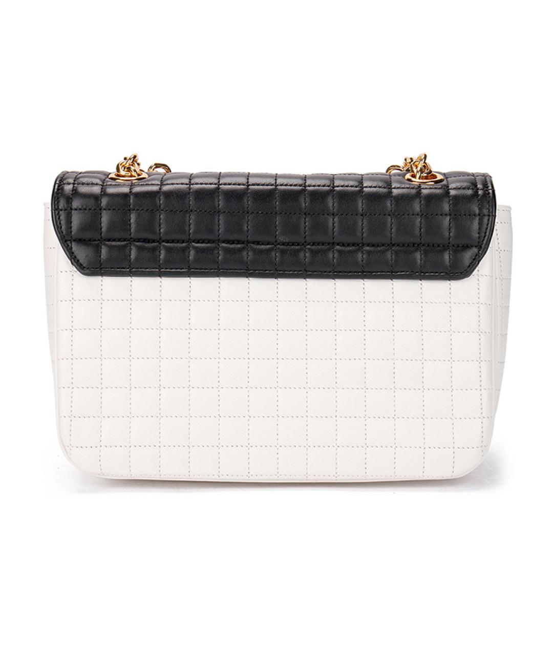 CELINE Белая кожаная сумка через плечо, фото 3