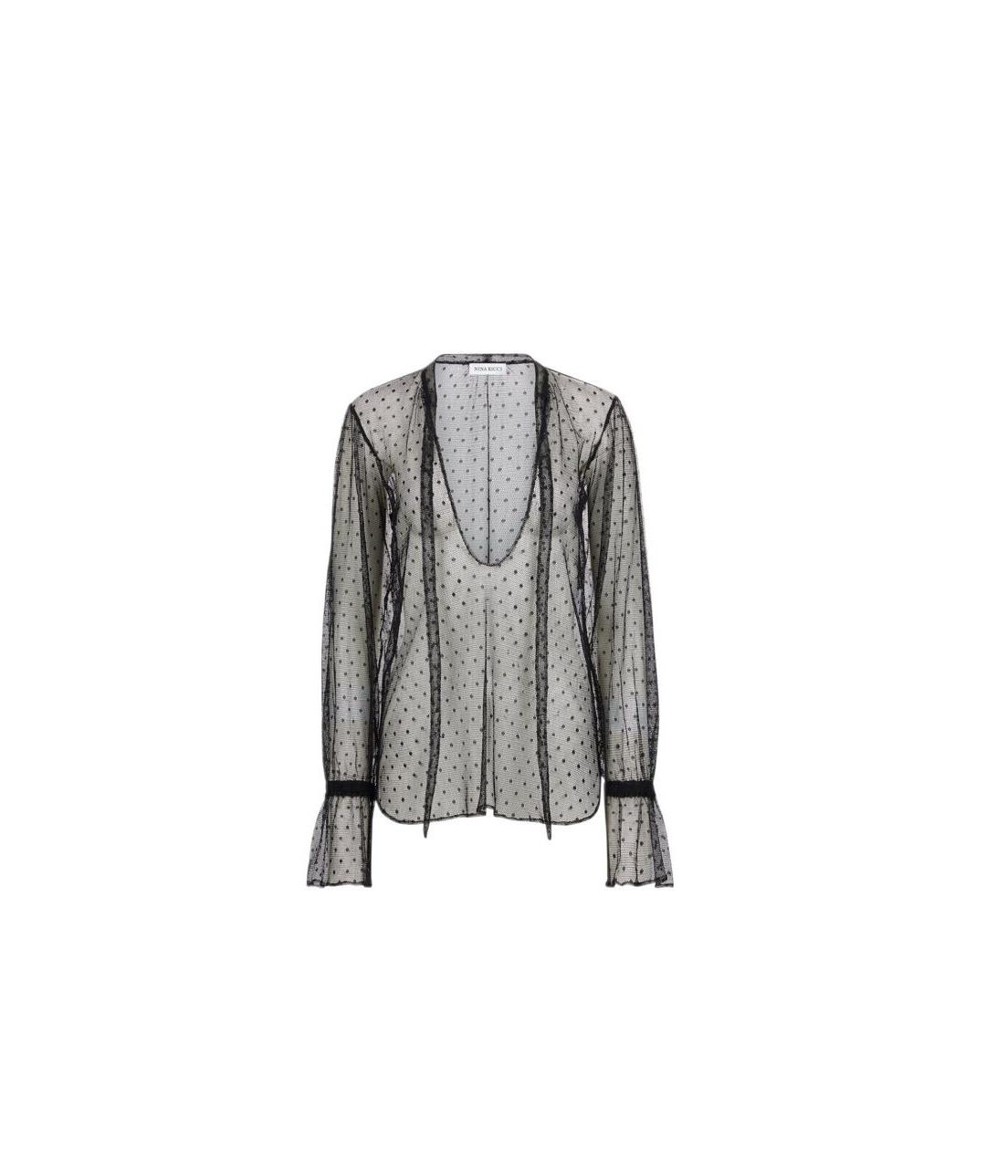 NINA RICCI Черная полиамидовая блузы, фото 1