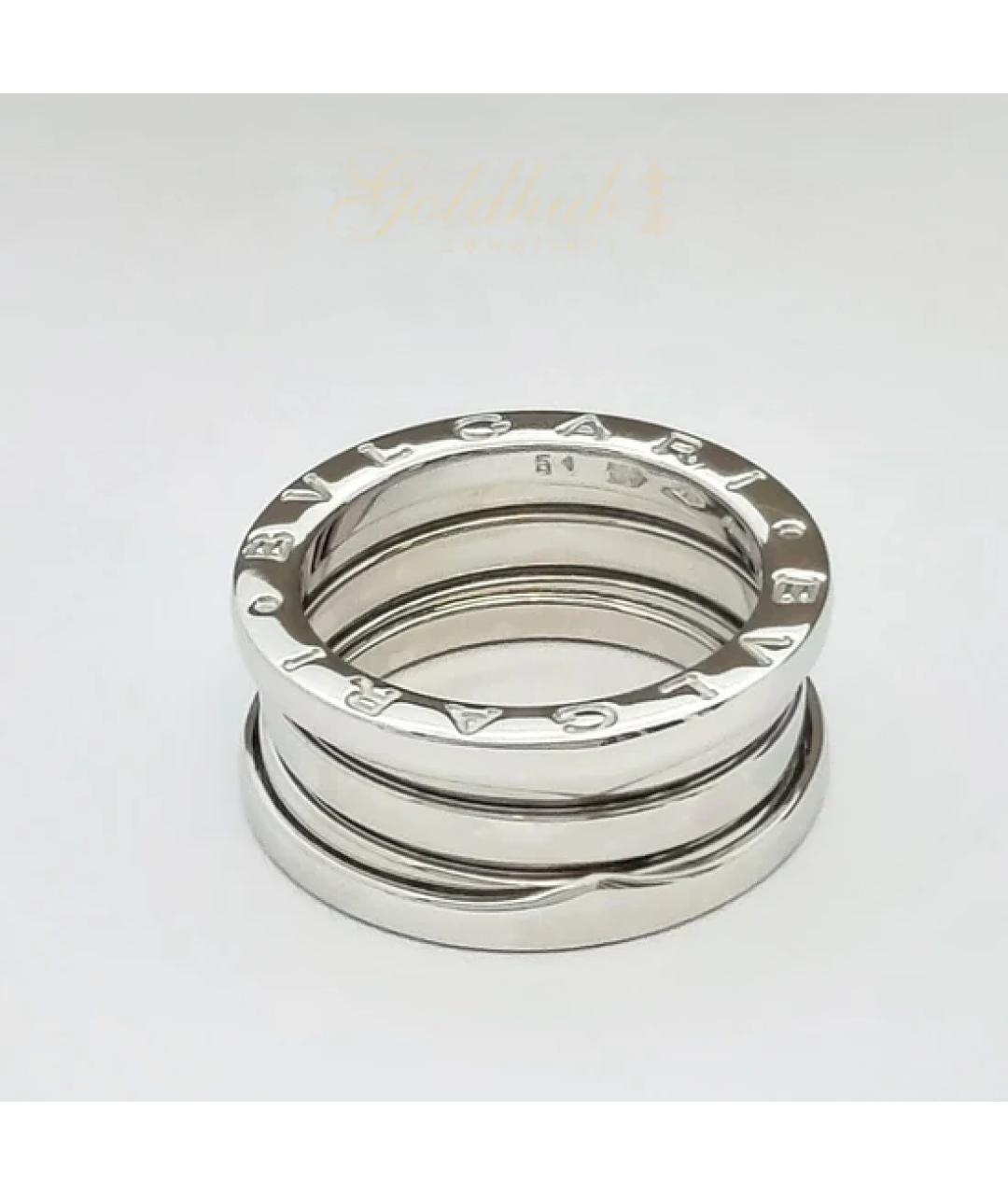 BVLGARI Золотое кольцо из белого золота, фото 3