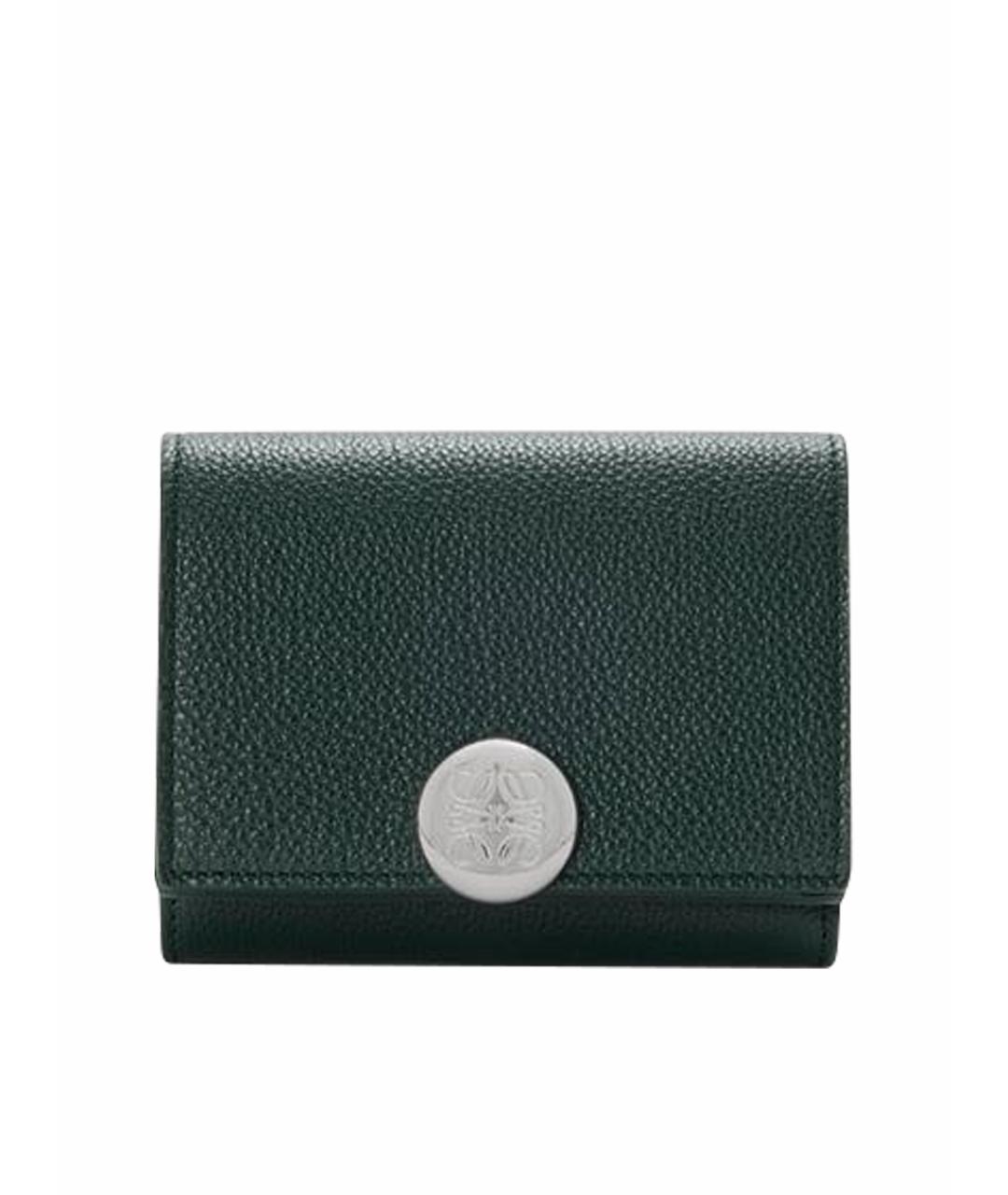 LOEWE Золотой кожаный кошелек, фото 1