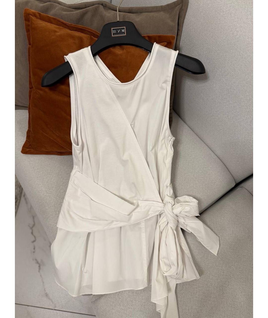 3.1 PHILLIP LIM Белая хлопковая блузы, фото 7