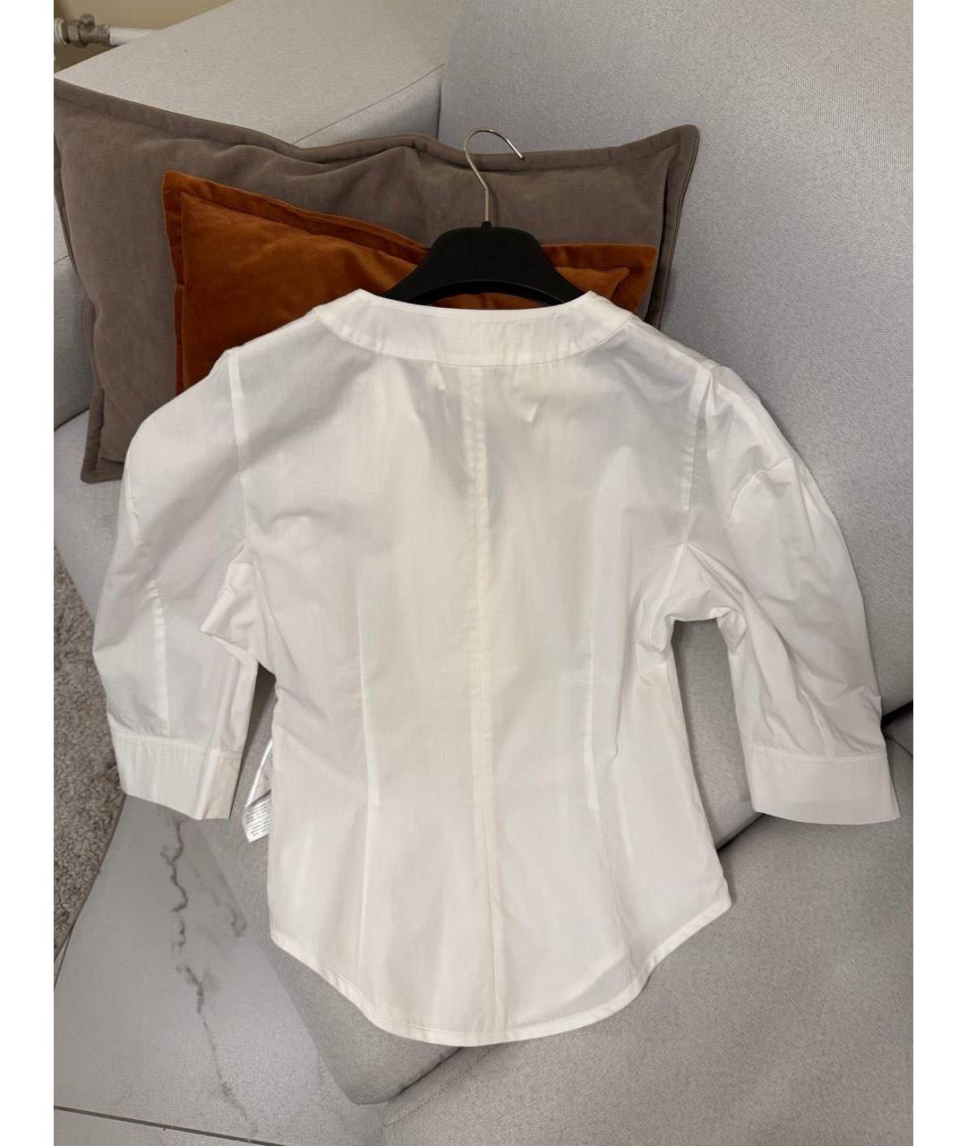 STELLA MCCARTNEY Белая шелковая блузы, фото 2