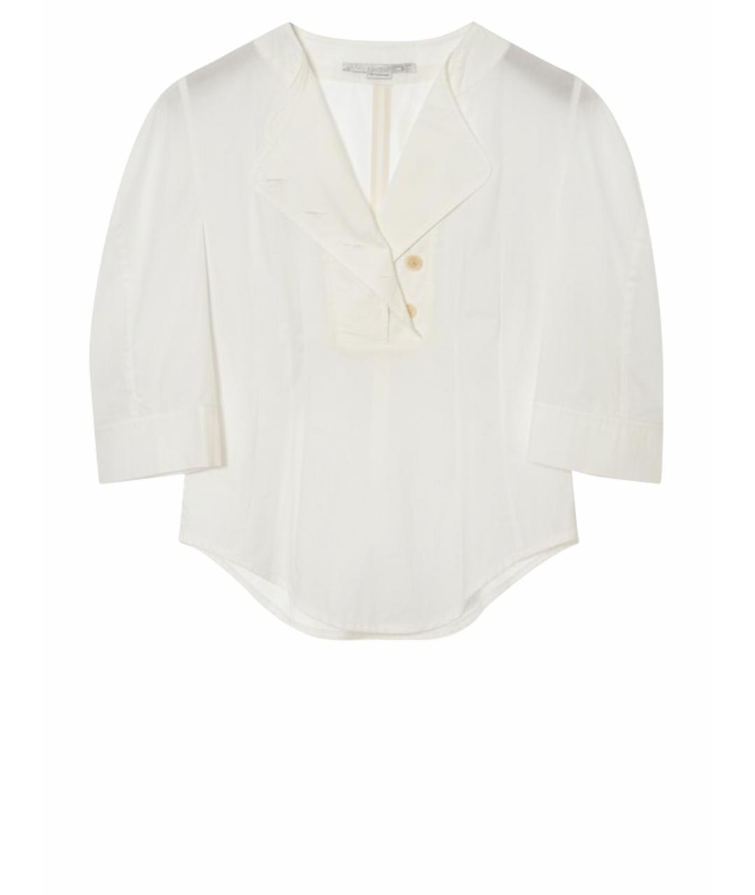 STELLA MCCARTNEY Белая шелковая блузы, фото 1