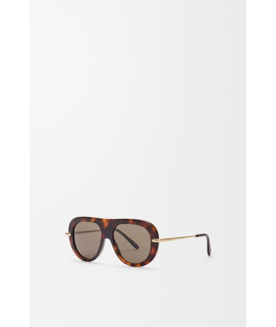 LOEWE Коричневые солнцезащитные очки, фото 3