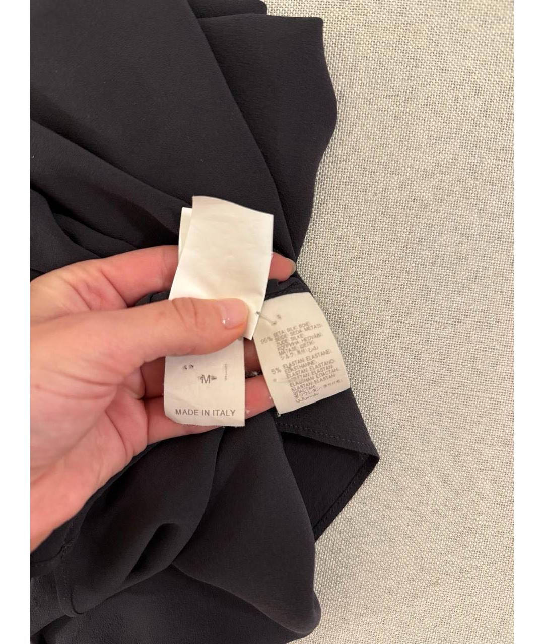 BRUNELLO CUCINELLI Серая шерстяная блузы, фото 4