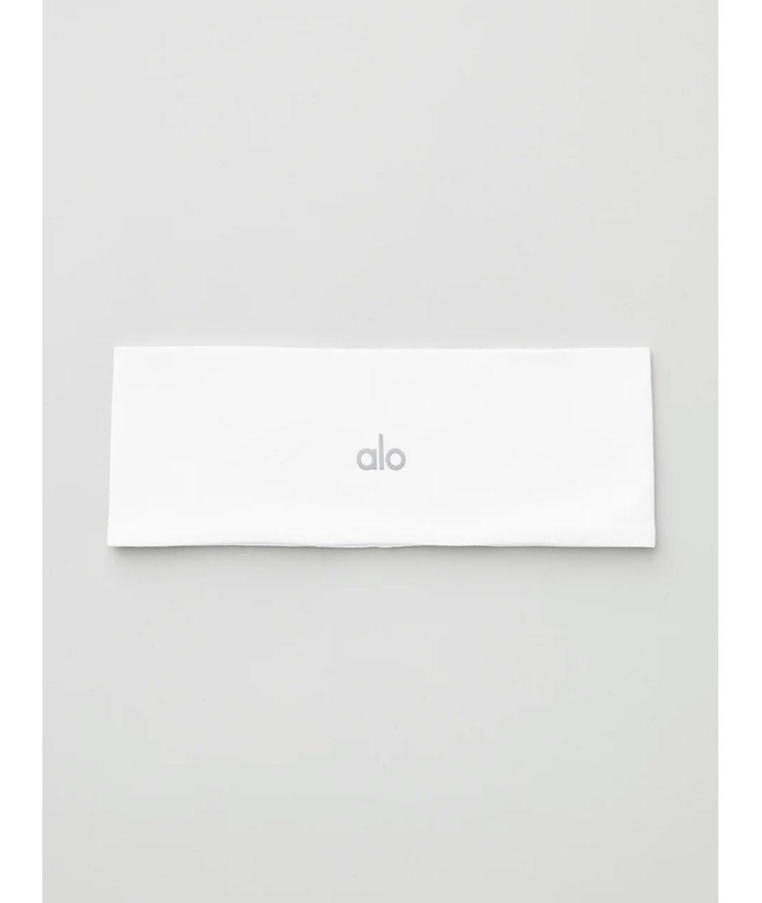 ALO YOGA Белая повязка, фото 2