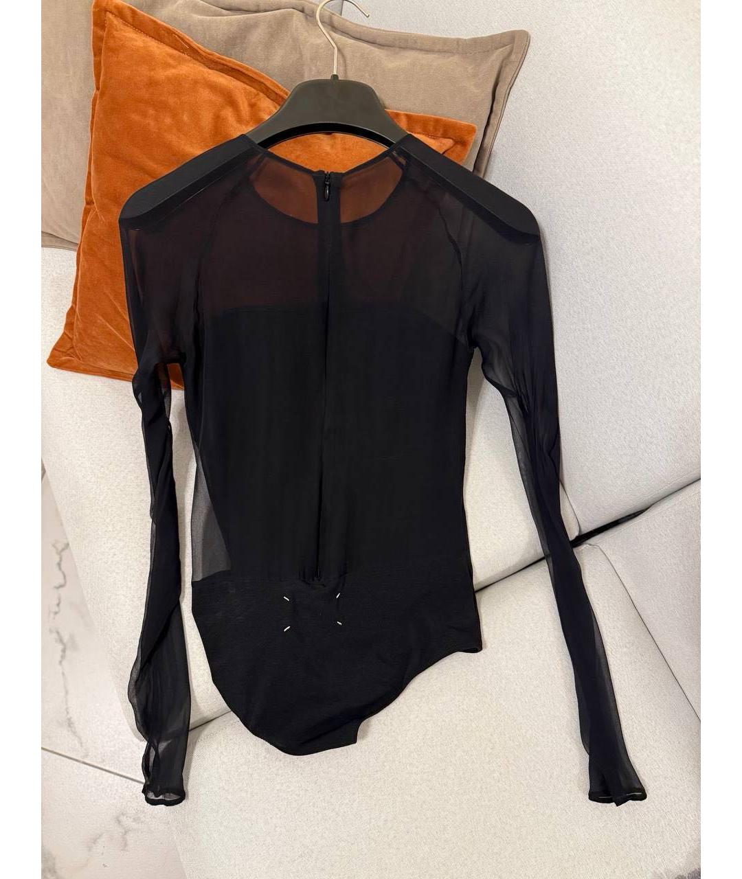 MAISON MARGIELA Черное боди, фото 4