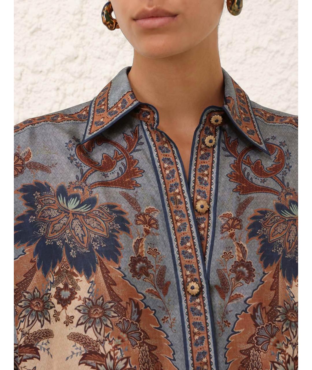 ZIMMERMANN Мульти рубашка, фото 5
