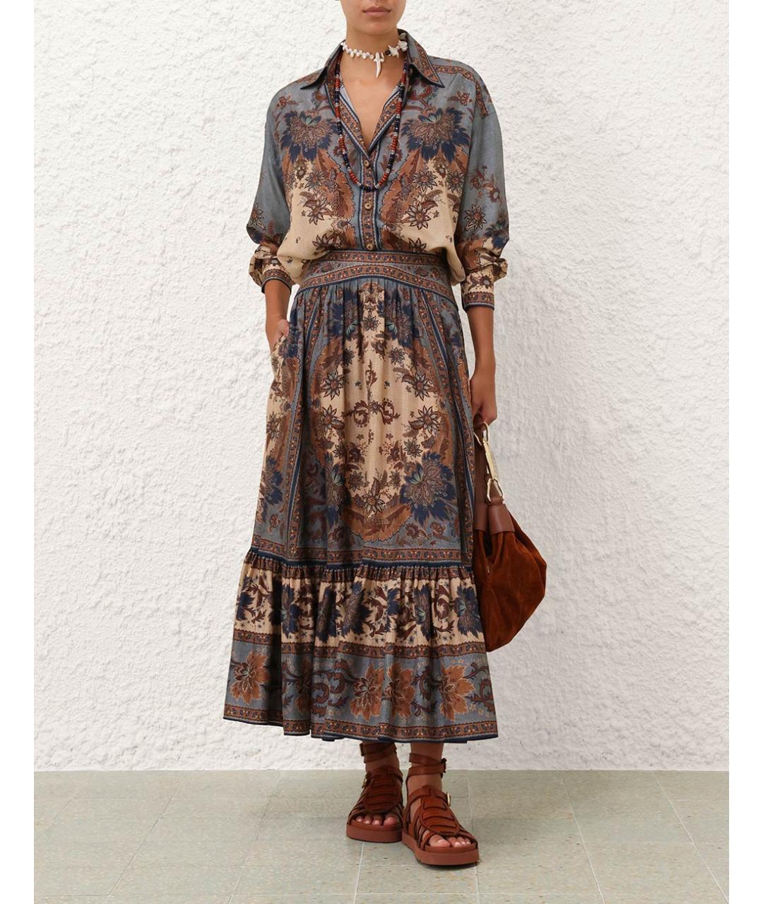 ZIMMERMANN Мульти рубашка, фото 7