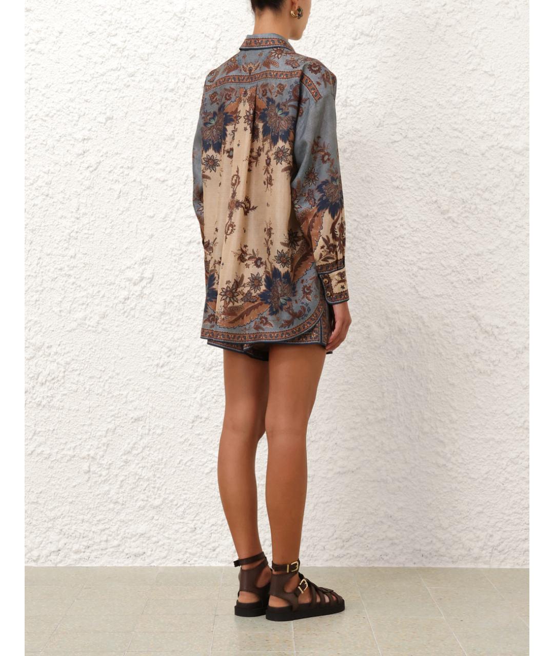 ZIMMERMANN Мульти рубашка, фото 4