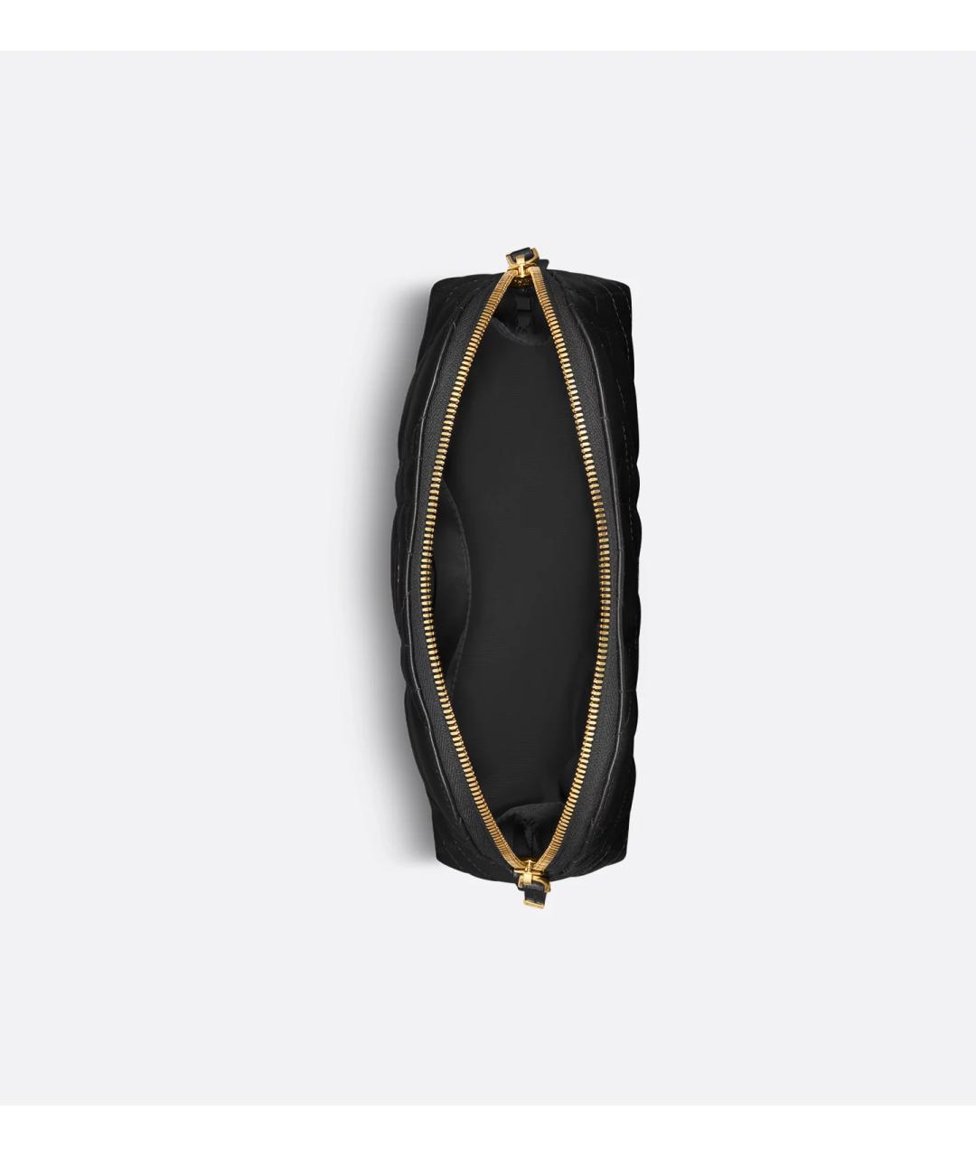 CHRISTIAN DIOR Черная кожаная косметичка, фото 3