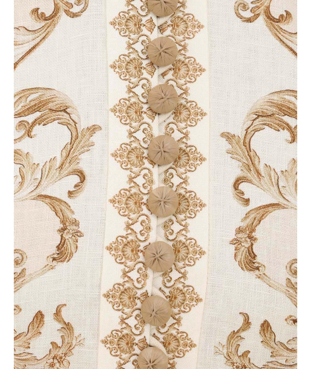 ZIMMERMANN Бежевое повседневное платье, фото 6