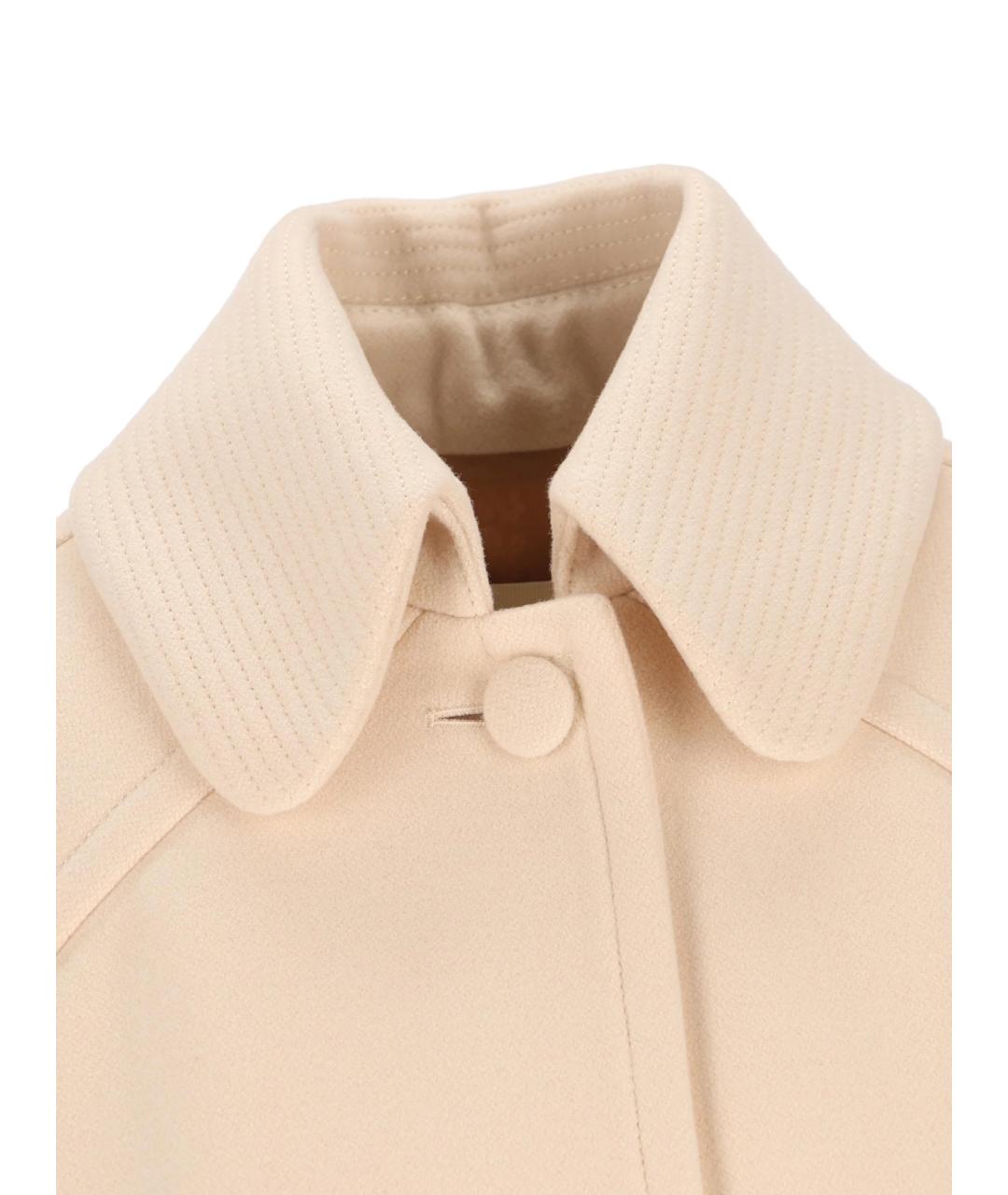 VALENTINO Бежевое шерстяное пальто, фото 3