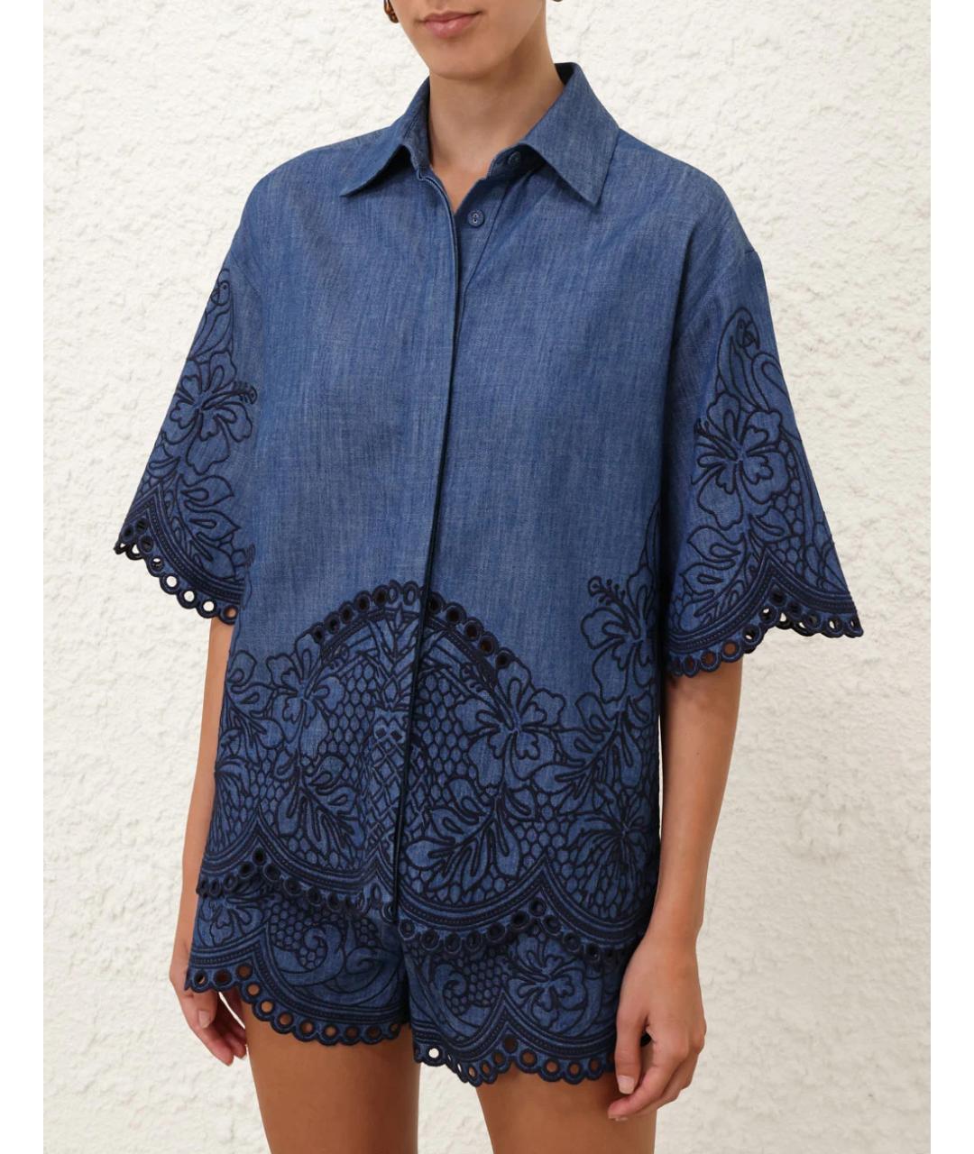 ZIMMERMANN Синяя рубашка, фото 2