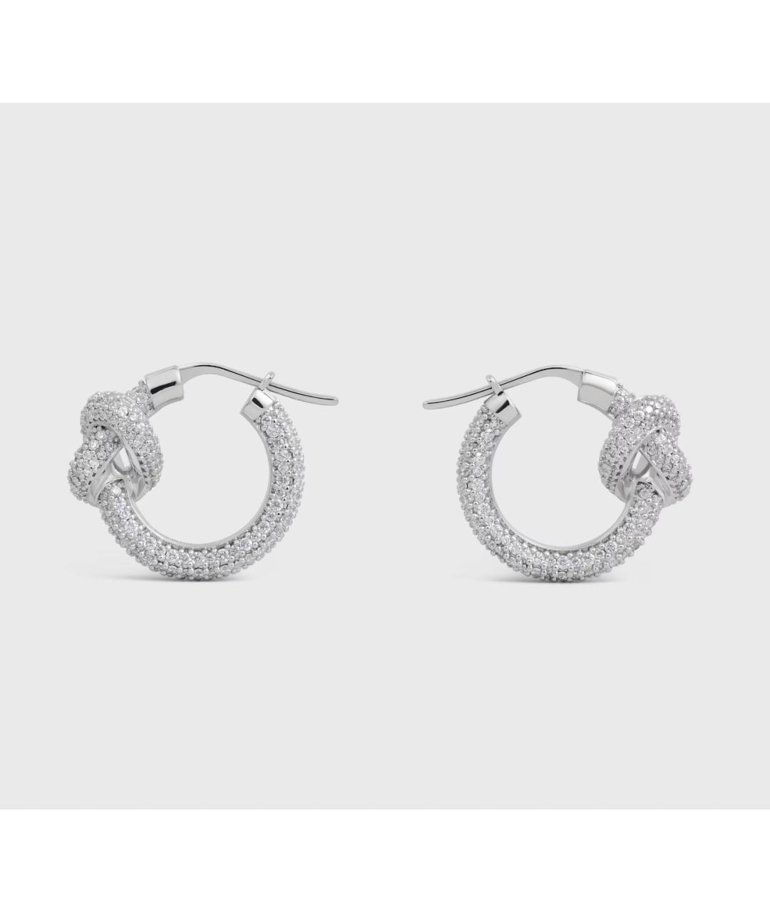 CELINE Серебряные латунные серьги, фото 2