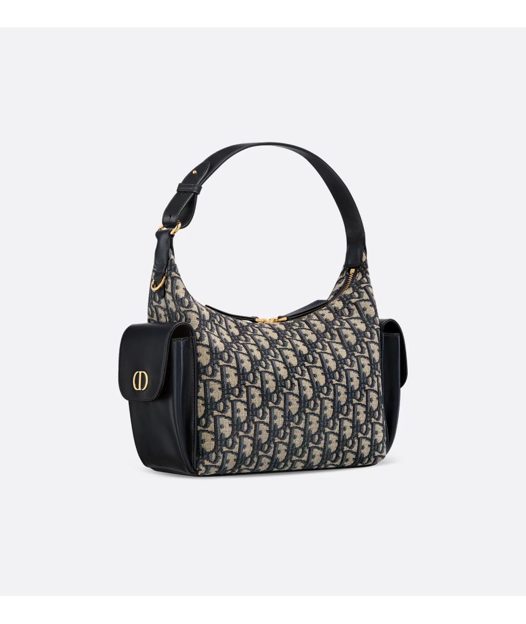 CHRISTIAN DIOR Синяя сумка через плечо, фото 5