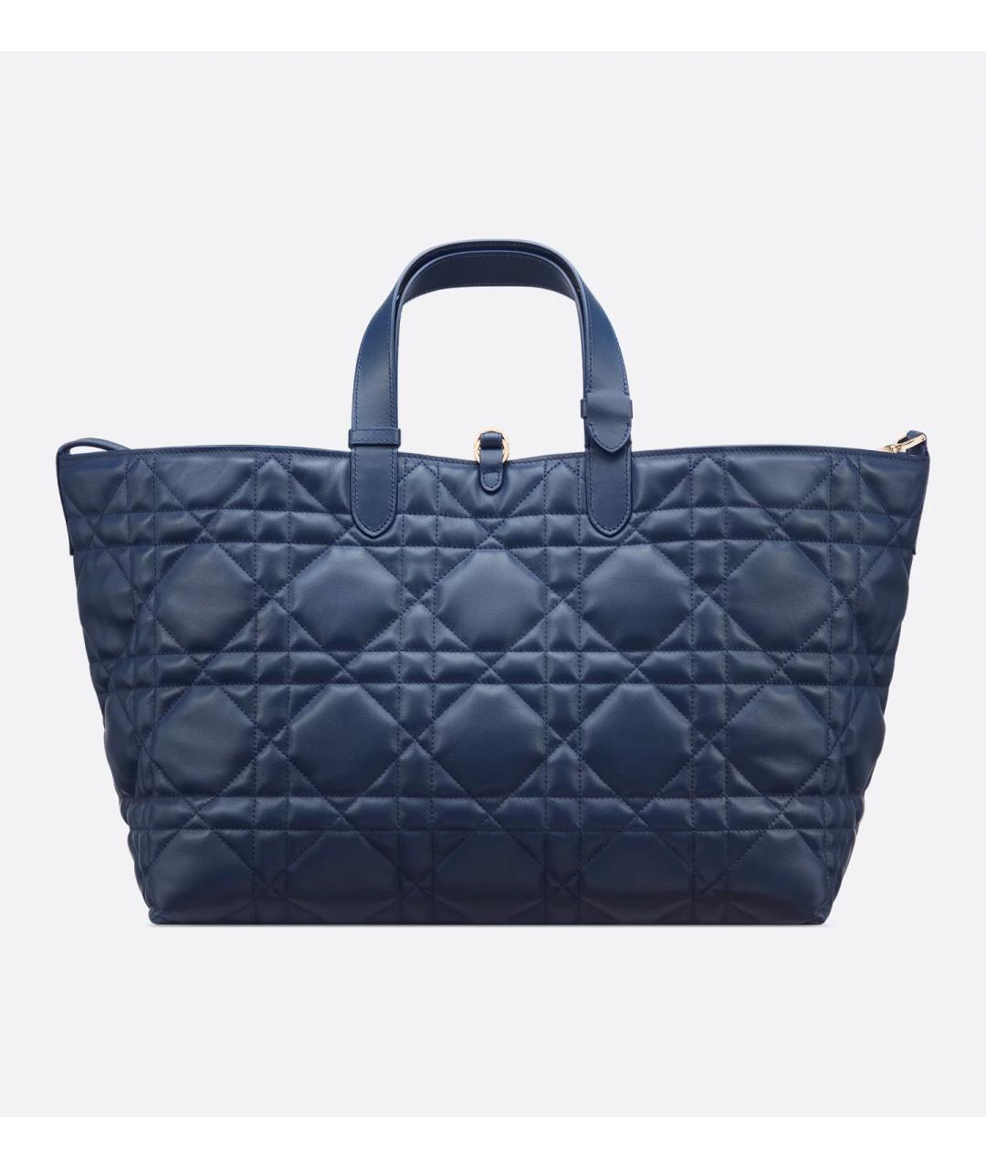 CHRISTIAN DIOR Синяя кожаная сумка через плечо, фото 2