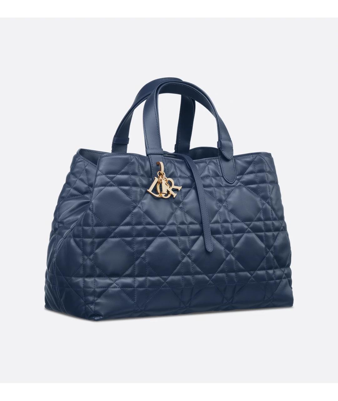 CHRISTIAN DIOR Синяя кожаная сумка через плечо, фото 7