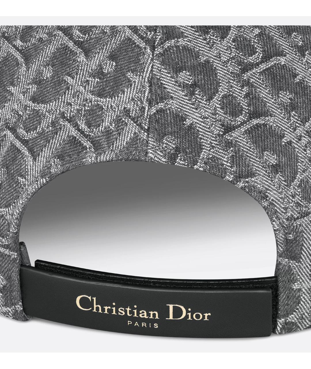 CHRISTIAN DIOR Серая хлопковая кепка, фото 5