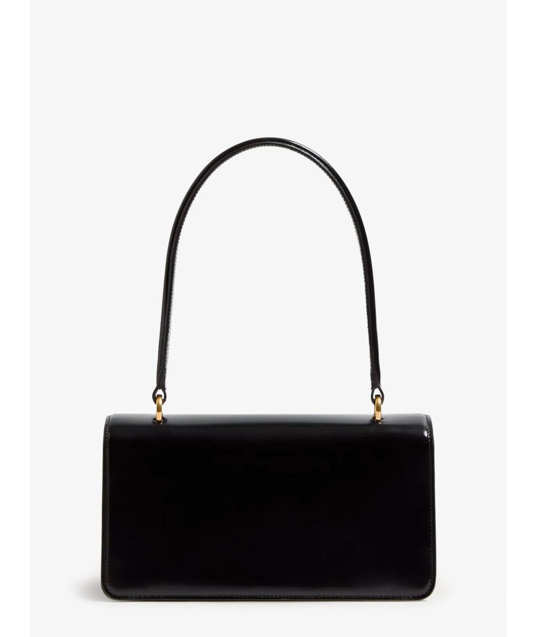 VALENTINO Черная кожаная сумка тоут, фото 3