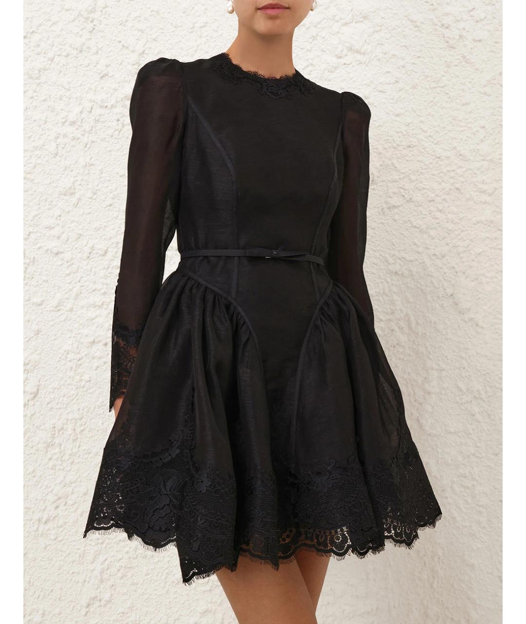 ZIMMERMANN Черное повседневное платье, фото 2