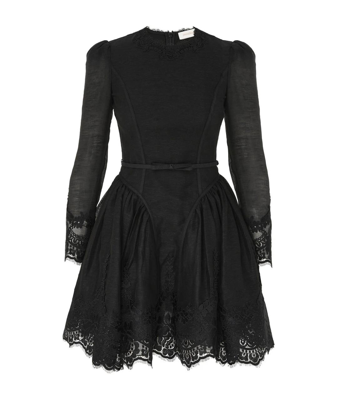 ZIMMERMANN Черное повседневное платье, фото 1
