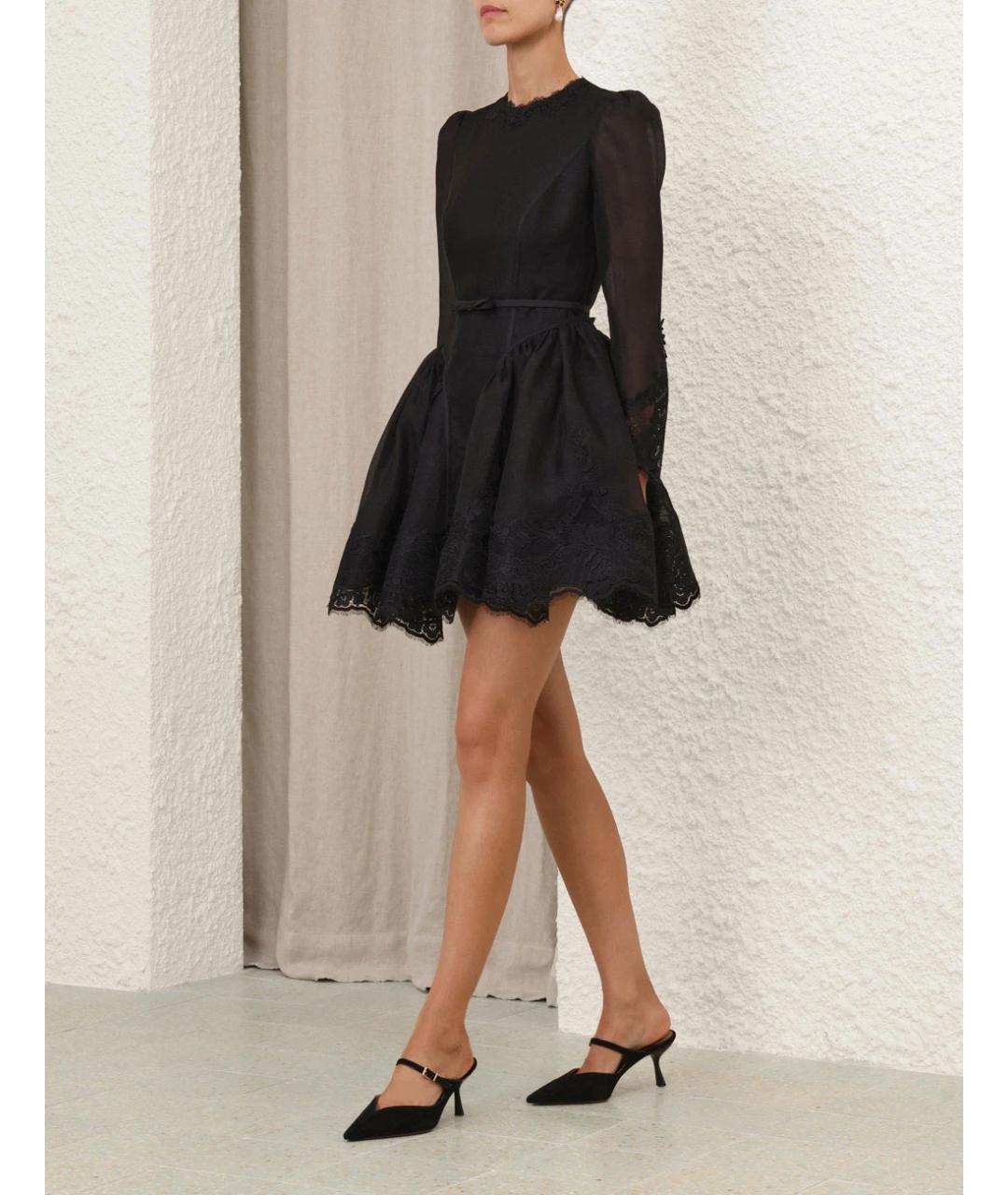 ZIMMERMANN Черное повседневное платье, фото 3