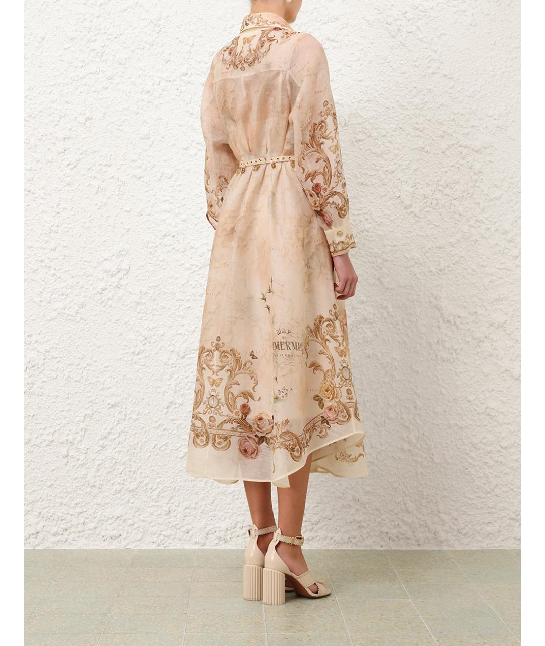 ZIMMERMANN Льняное повседневное платье, фото 4