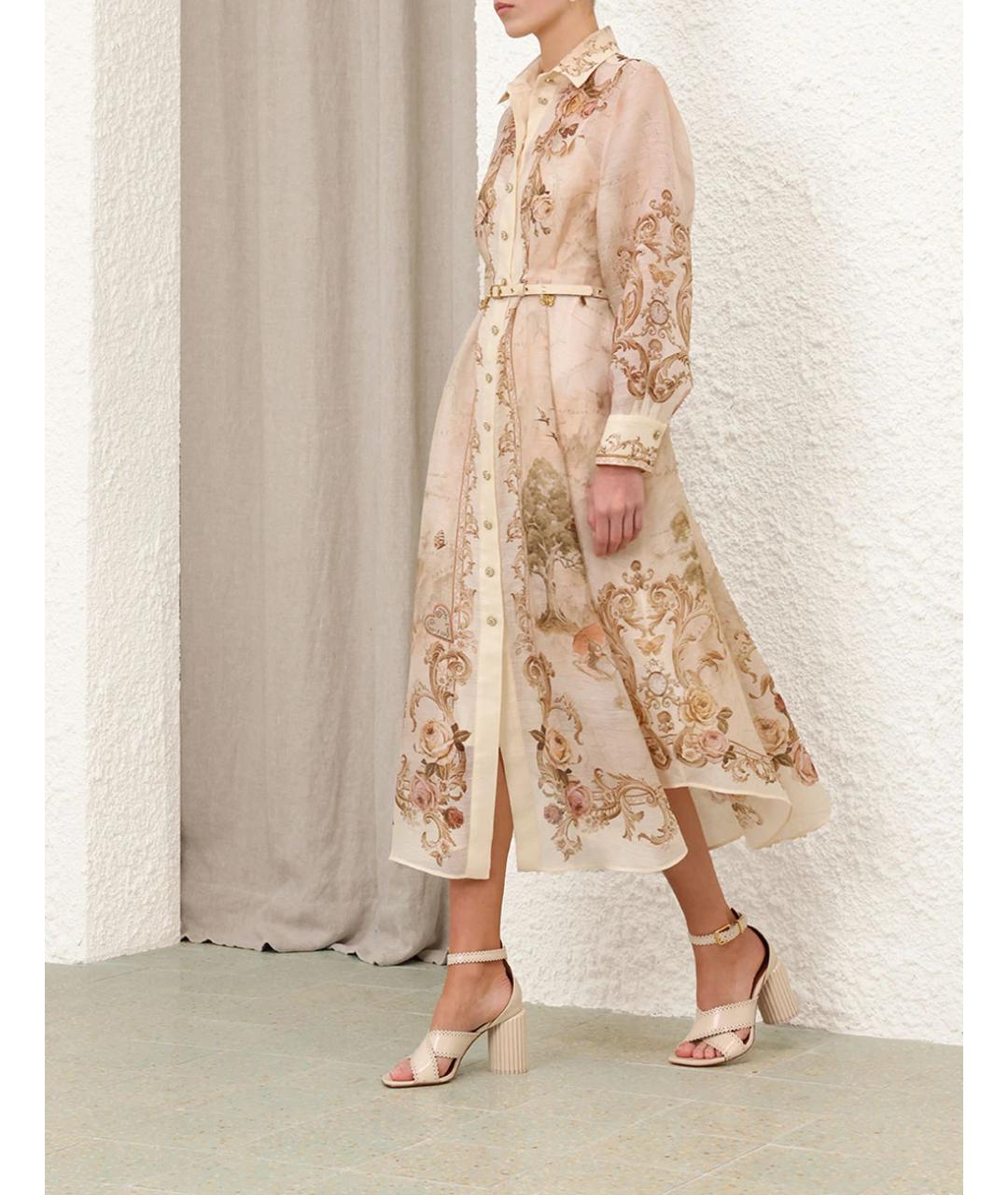 ZIMMERMANN Льняное повседневное платье, фото 3