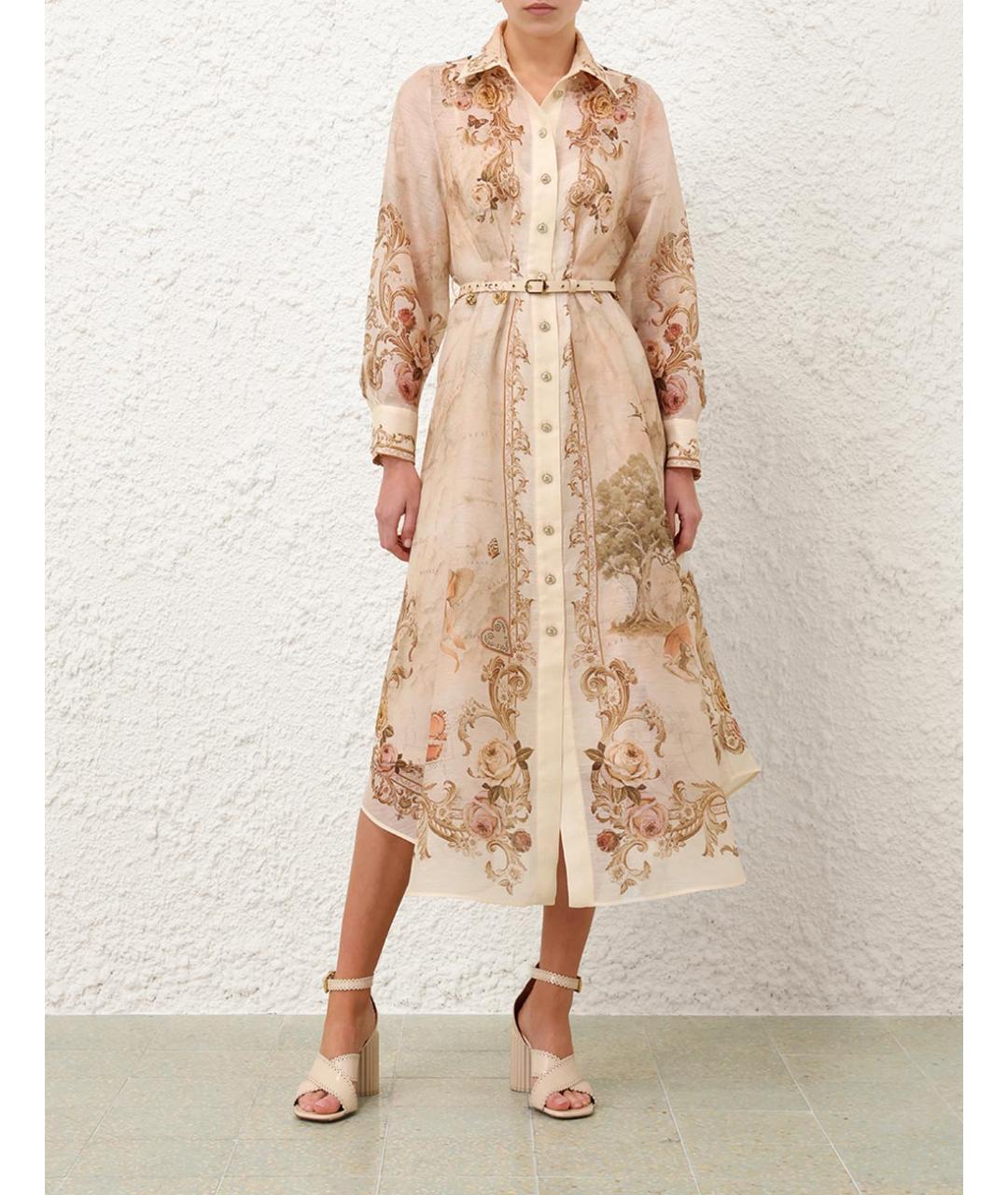 ZIMMERMANN Льняное повседневное платье, фото 2