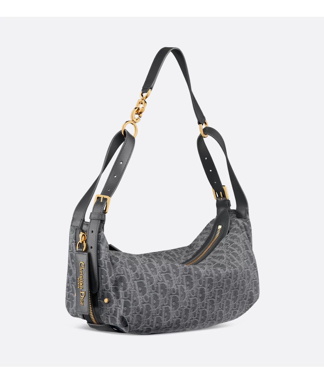 CHRISTIAN DIOR Серая сумка тоут, фото 2