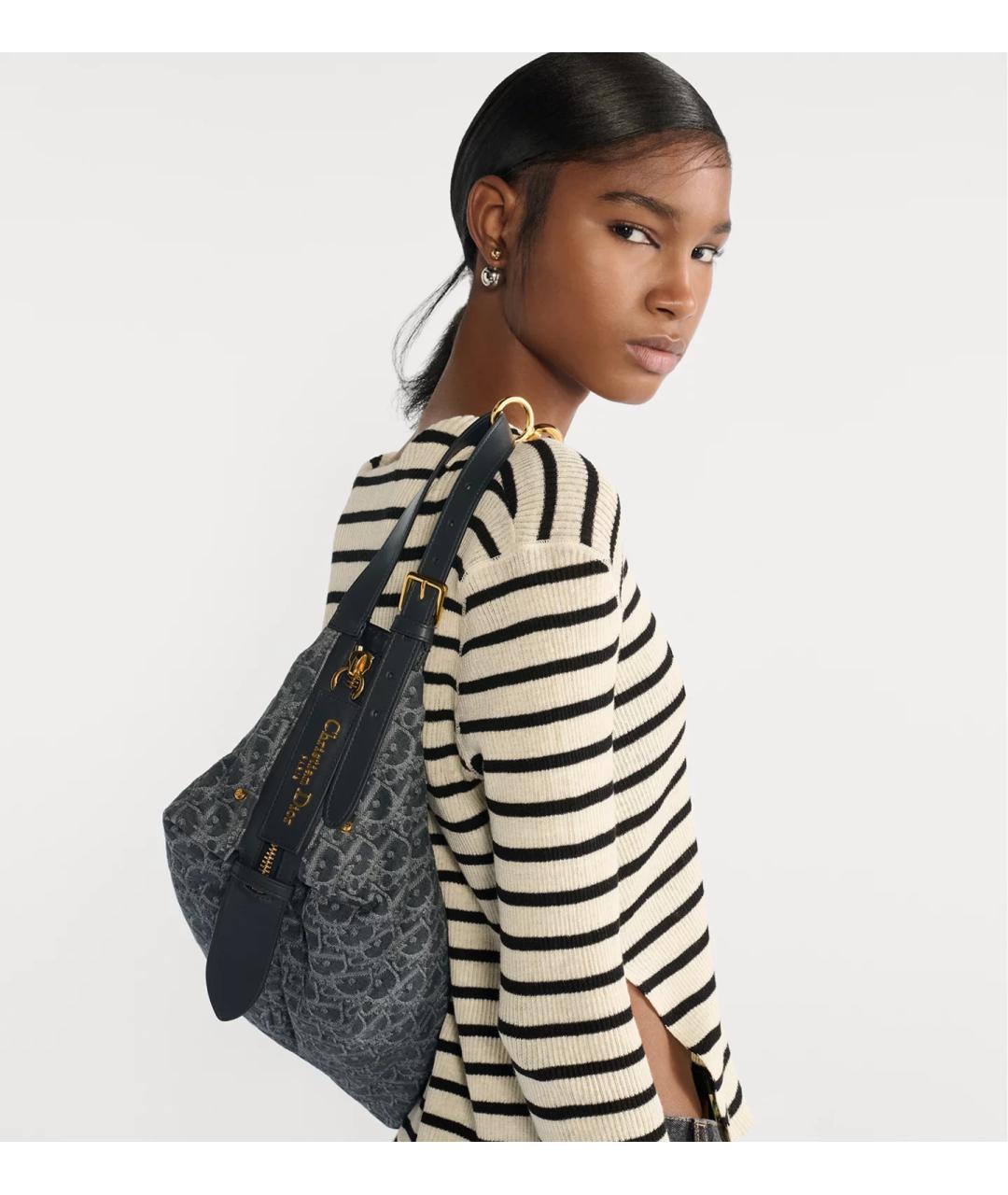 CHRISTIAN DIOR Серая сумка тоут, фото 3