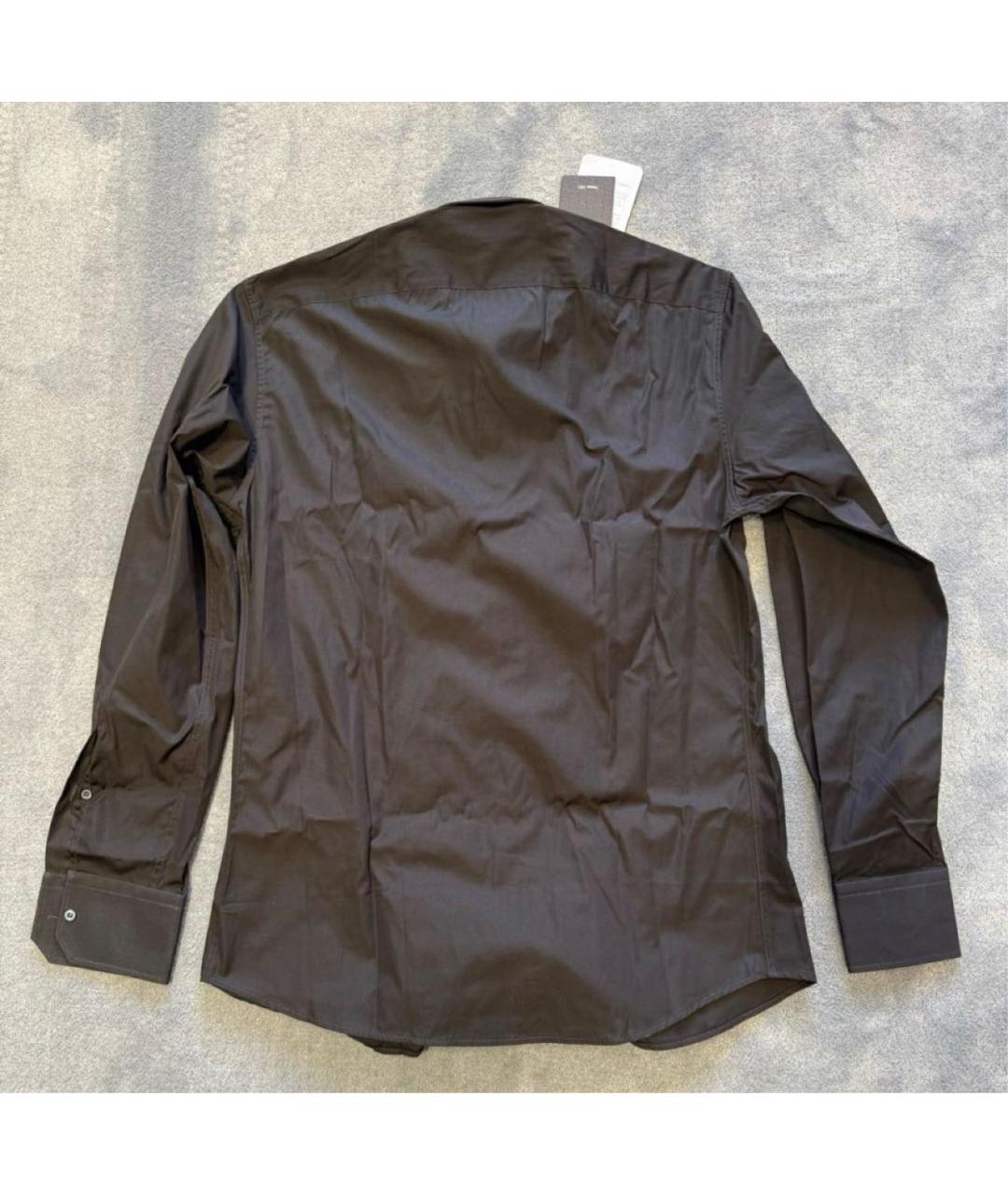 GUCCI Коричневая хлопковая кэжуал рубашка, фото 2