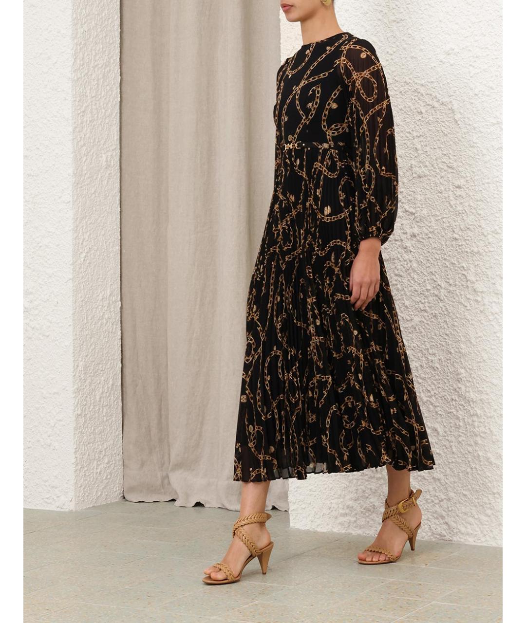 ZIMMERMANN Черное полиэстеровое повседневное платье, фото 3