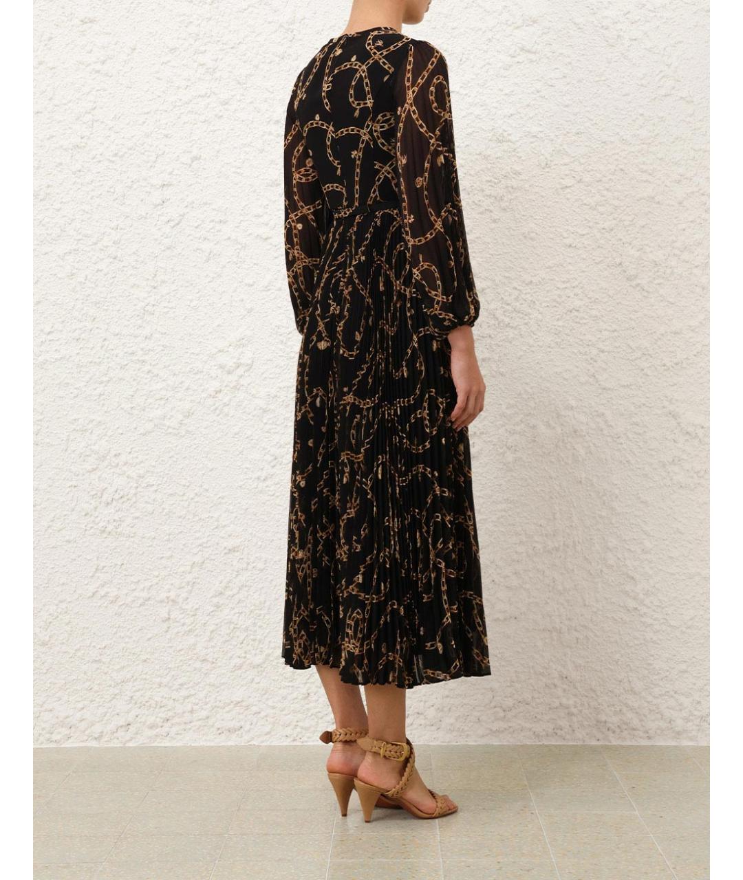 ZIMMERMANN Черное полиэстеровое повседневное платье, фото 5