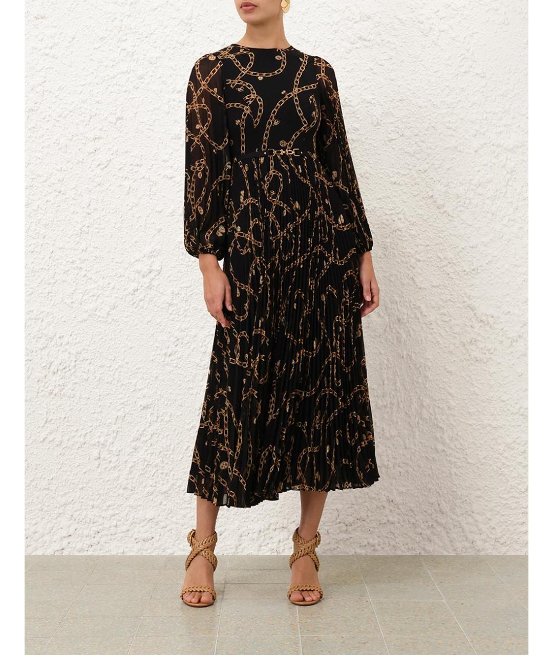 ZIMMERMANN Черное полиэстеровое повседневное платье, фото 2
