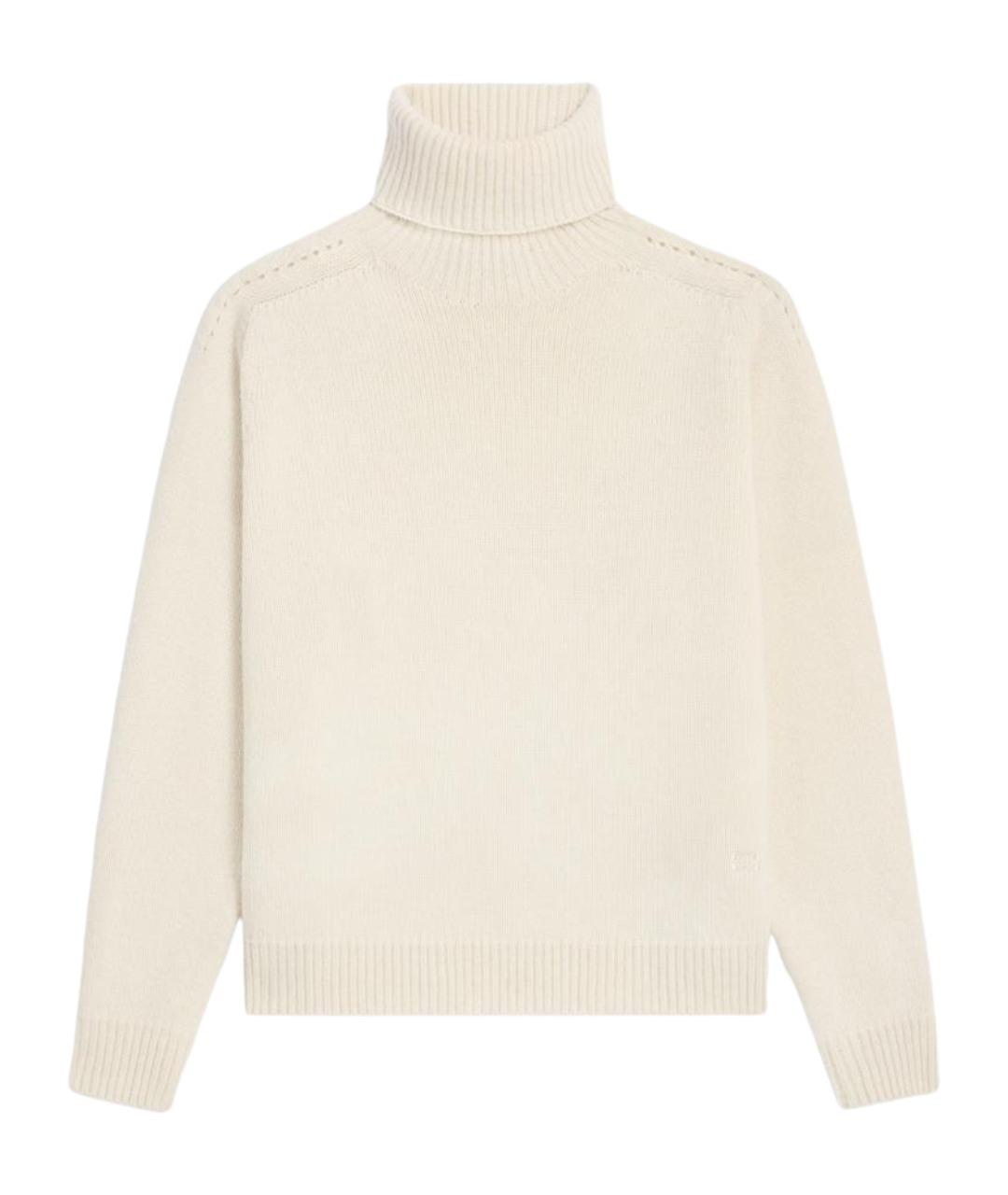 CELINE Белый кашемировый джемпер / свитер, фото 1