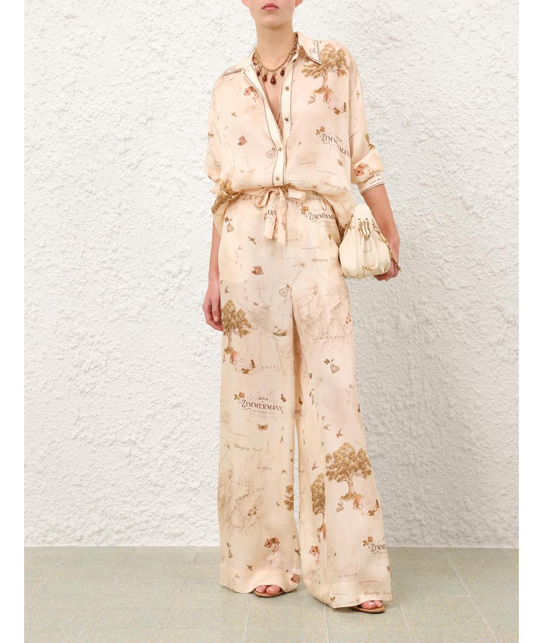 ZIMMERMANN Прямые брюки, фото 7