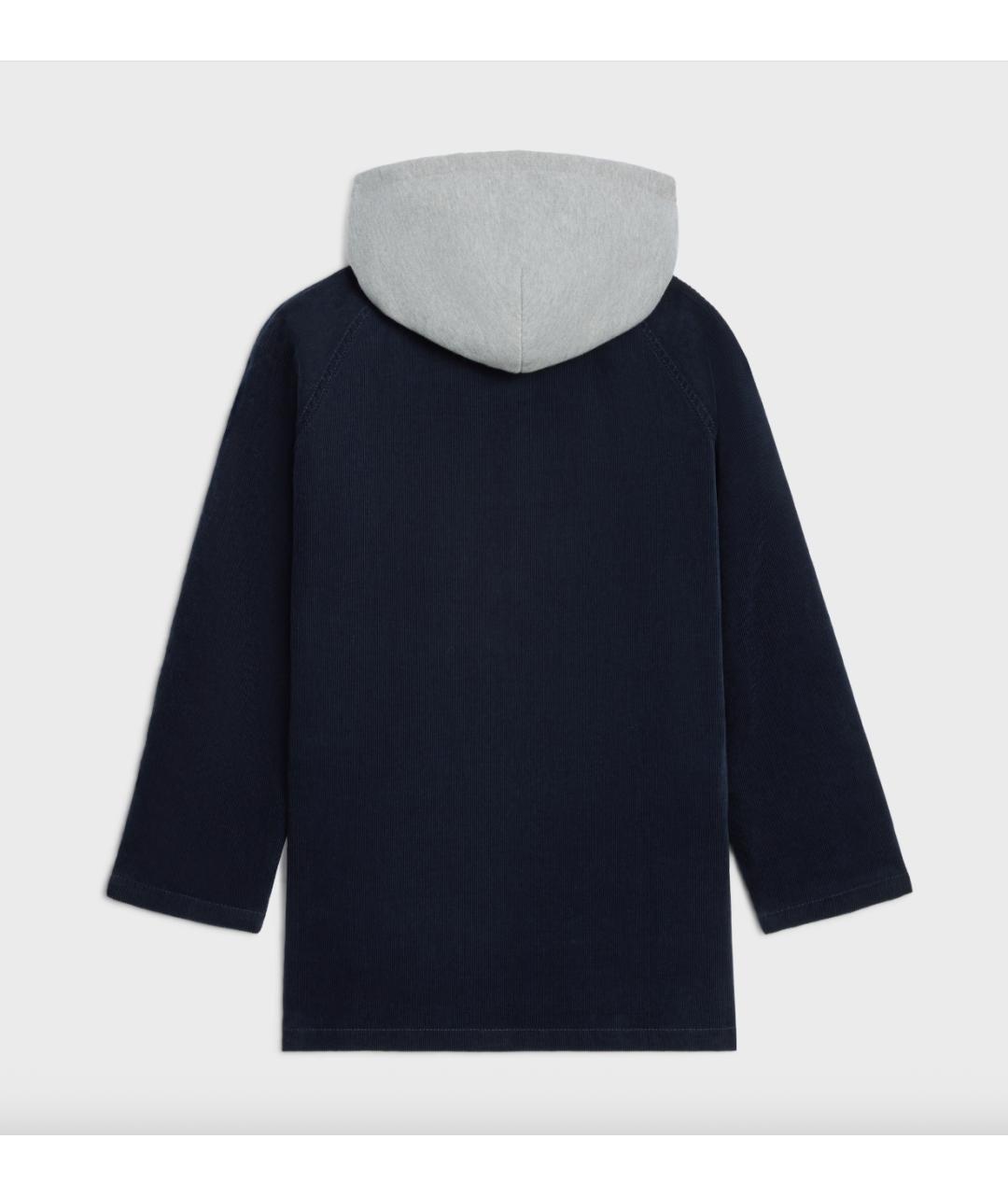 CELINE Темно-синяя хлопковая куртка, фото 2