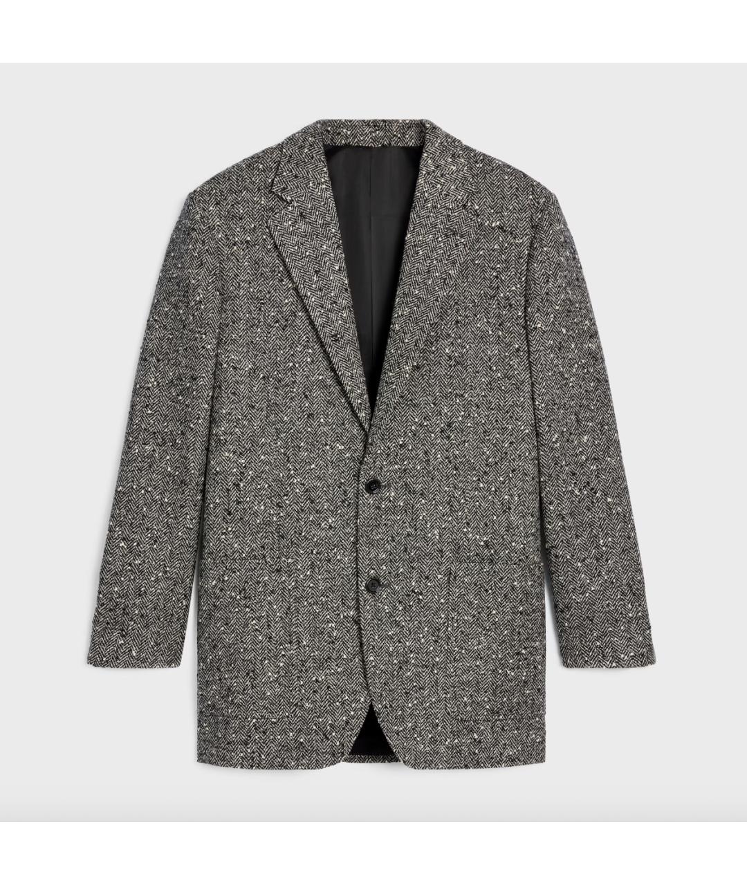 CELINE Мульти шерстяной жакет/пиджак, фото 4