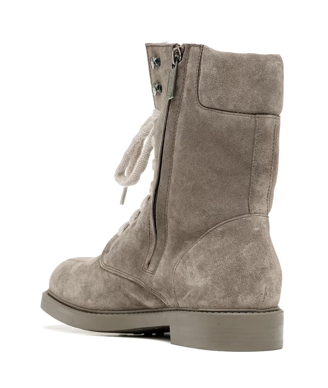 DOUCAL'S Серые замшевые ботинки, фото 3