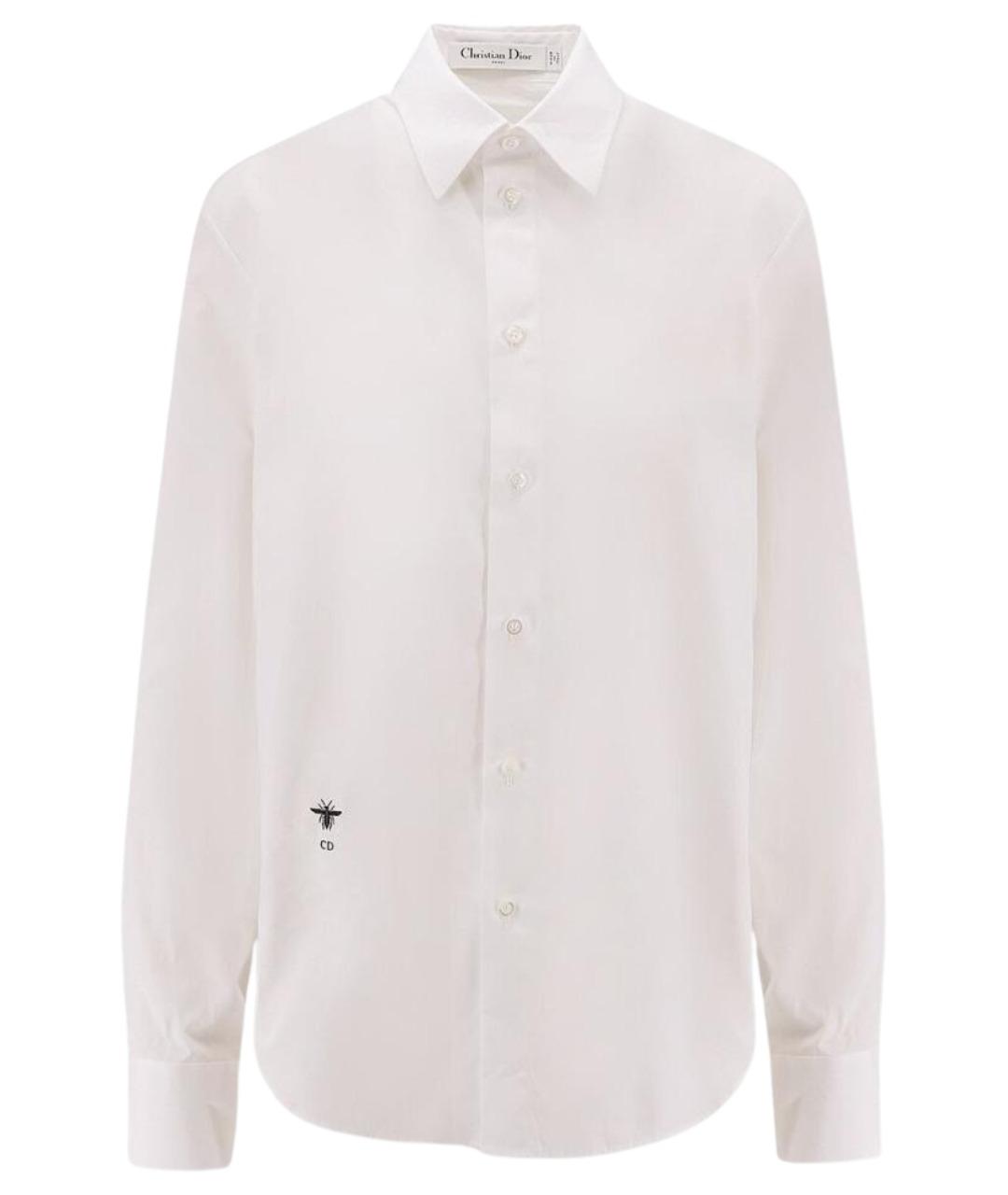 CHRISTIAN DIOR Белая хлопковая рубашка, фото 1