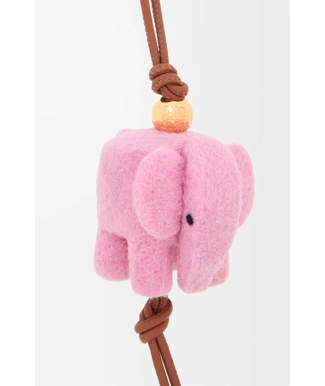 LOEWE Розовый брелок, фото 2